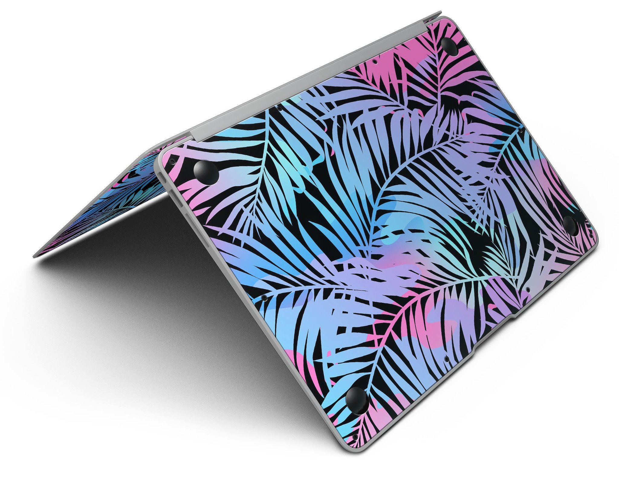 Chromatic Safari MacBook Air Skin Kit showcasing vibrant design and premium vinyl material.