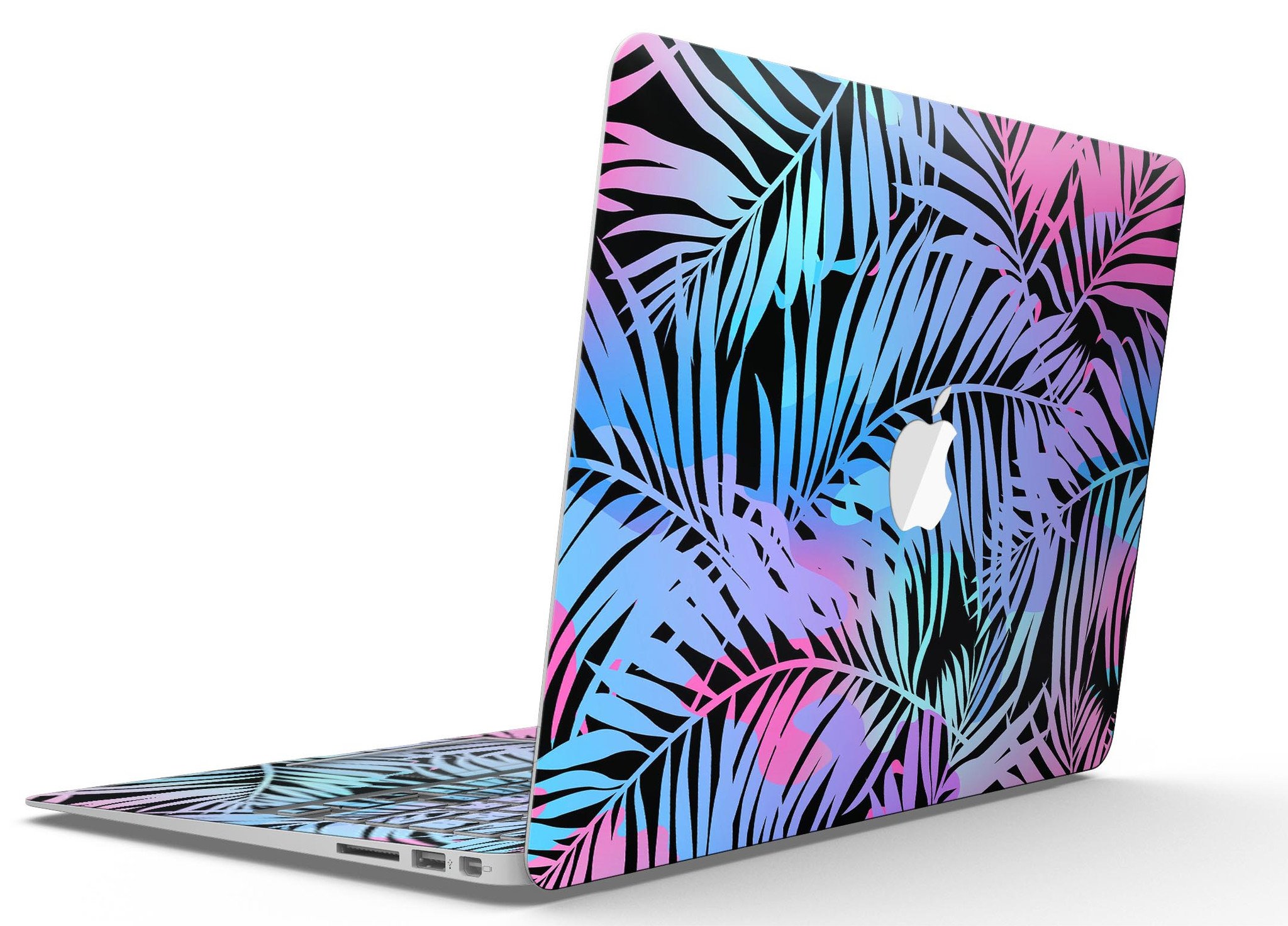 Chromatic Safari MacBook Air Skin Kit showcasing vibrant design and premium vinyl material.