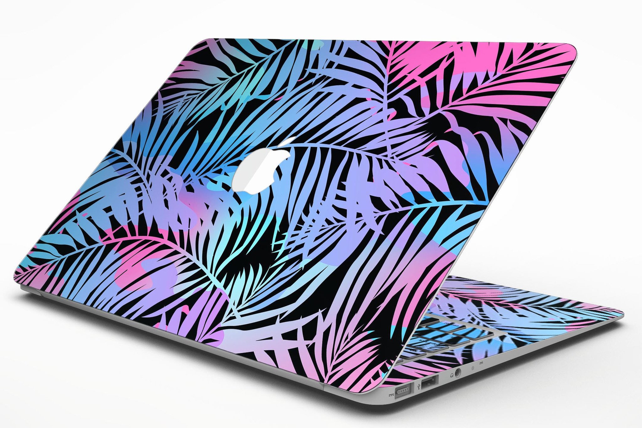 Chromatic Safari MacBook Air Skin Kit showcasing vibrant design and premium vinyl material.