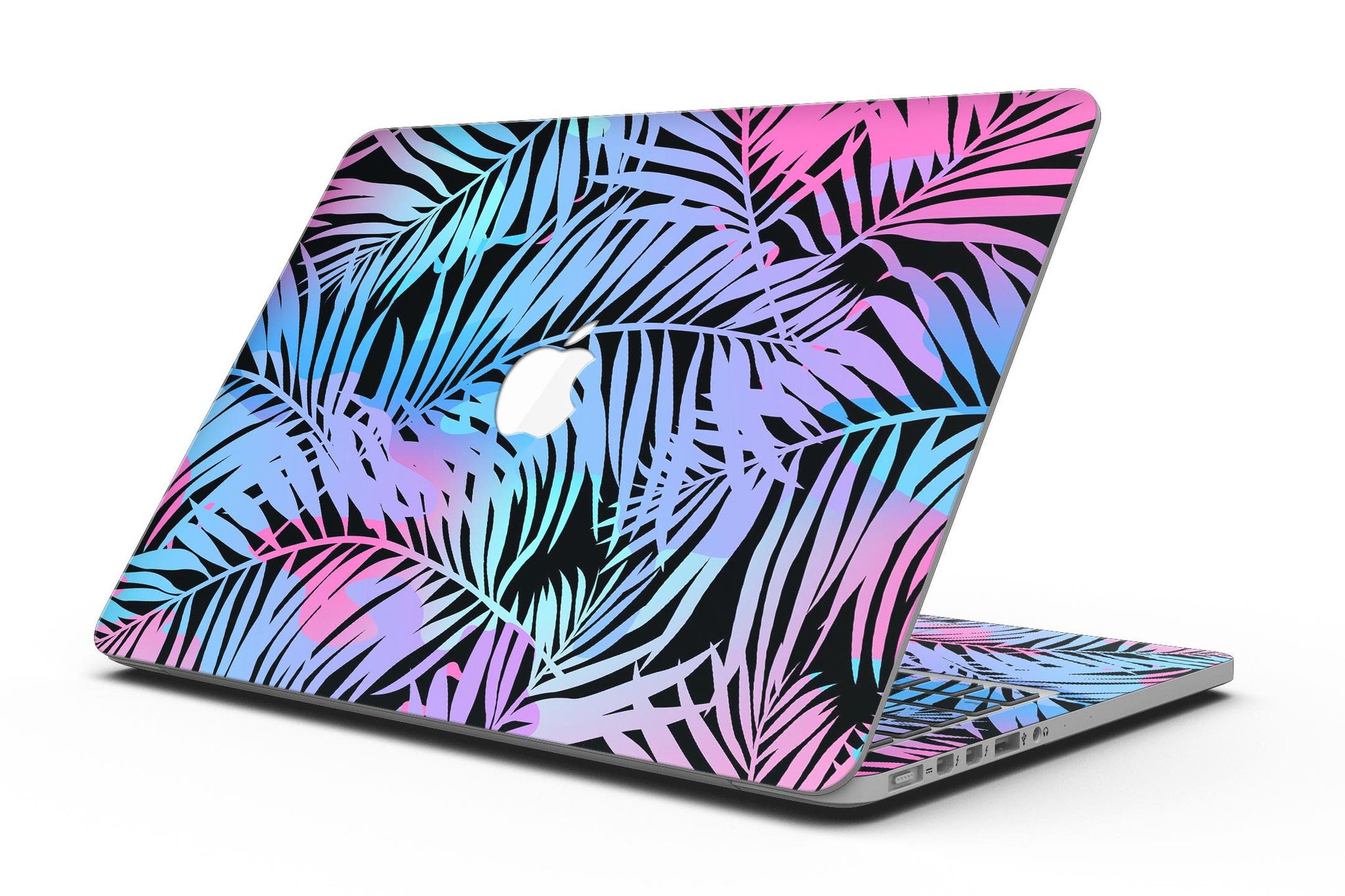 Chromatic Safari full-coverage skin for MacBook Pro with Retina Display, showcasing vibrant colors and a sleek design.