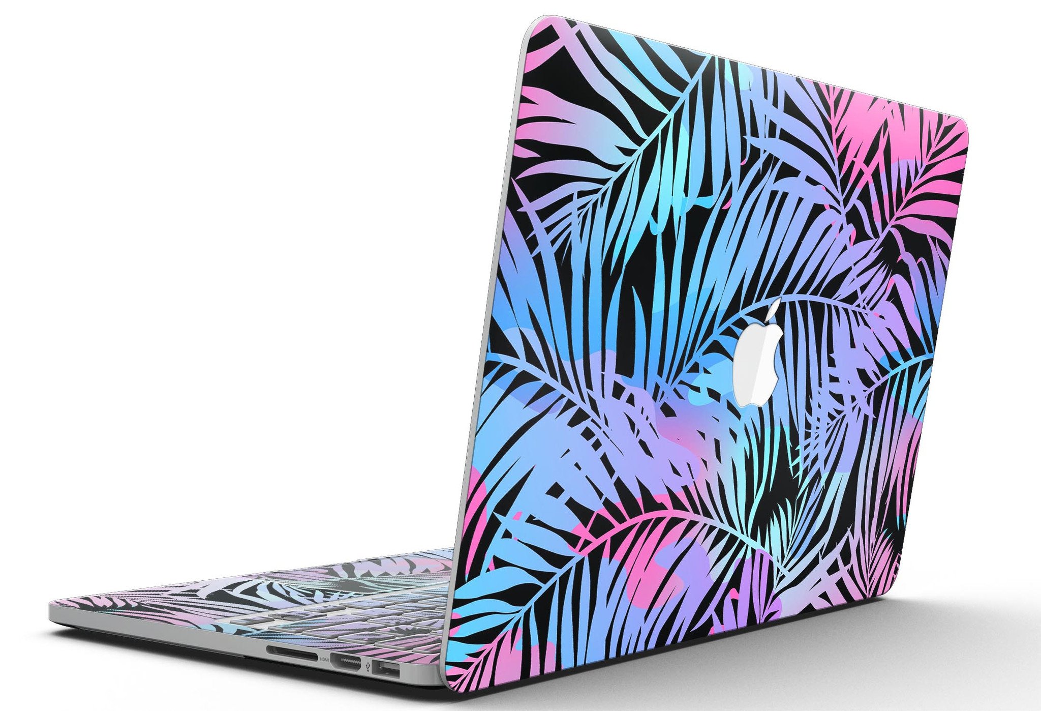 Chromatic Safari full-coverage skin for MacBook Pro with Retina Display, showcasing vibrant colors and a sleek design.