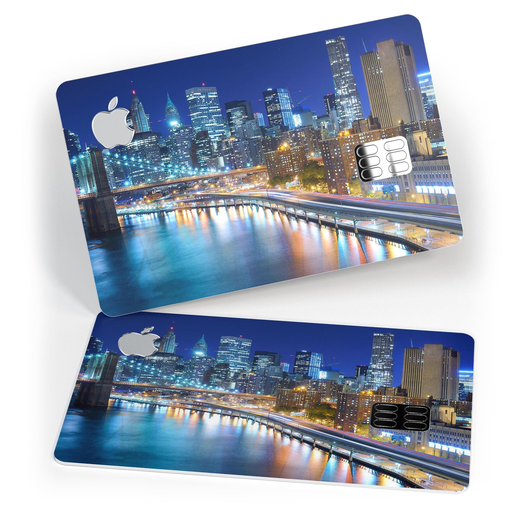 CityLife Blur Premium Protective Decal Skin-Kit for Apple Card, showcasing its sleek design and protective features.