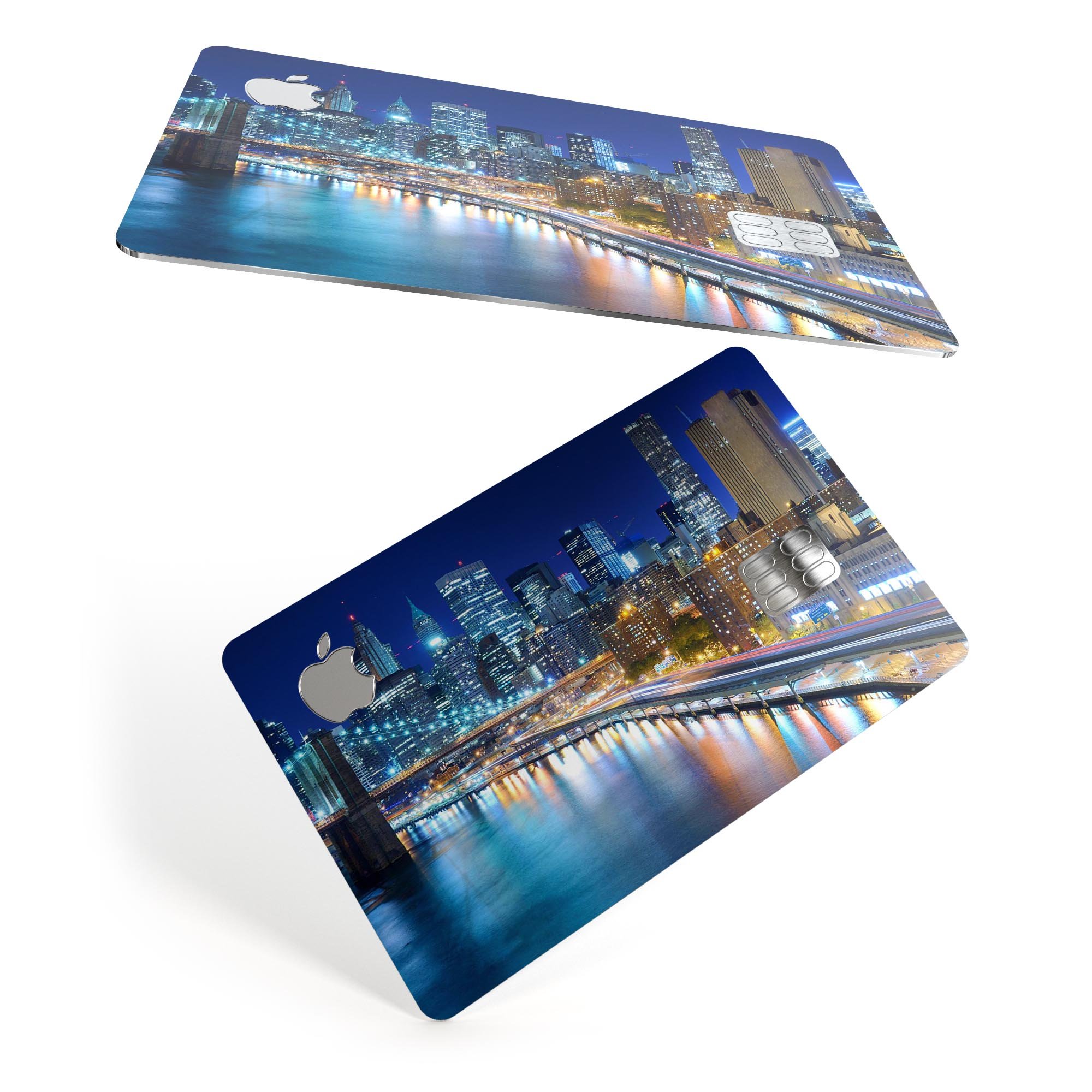 CityLife Blur Premium Protective Decal Skin-Kit for Apple Card, showcasing its sleek design and protective features.