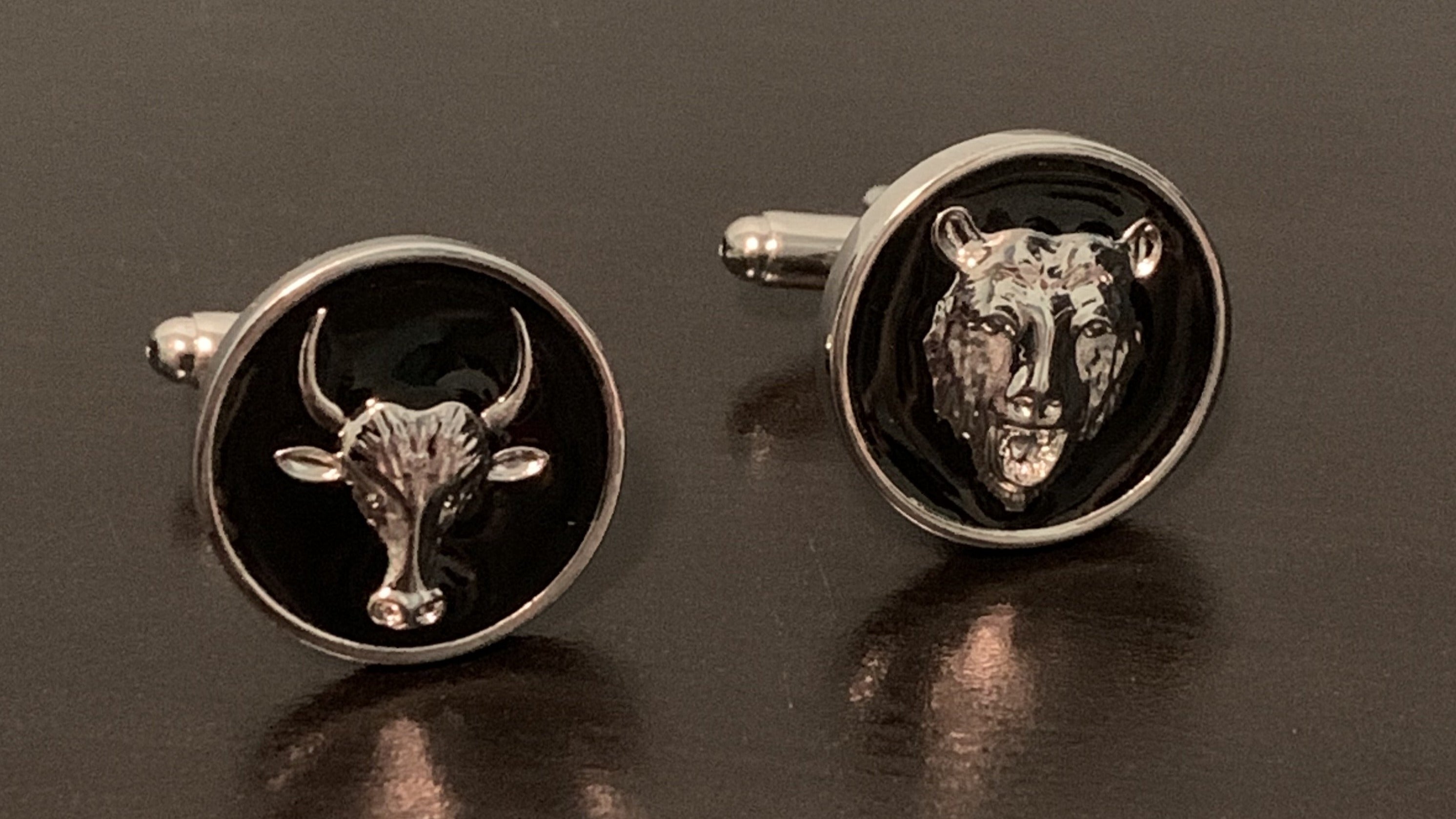 Elegant Classy Market Cufflinks showcasing a stylish design, perfect for any formal or business attire.