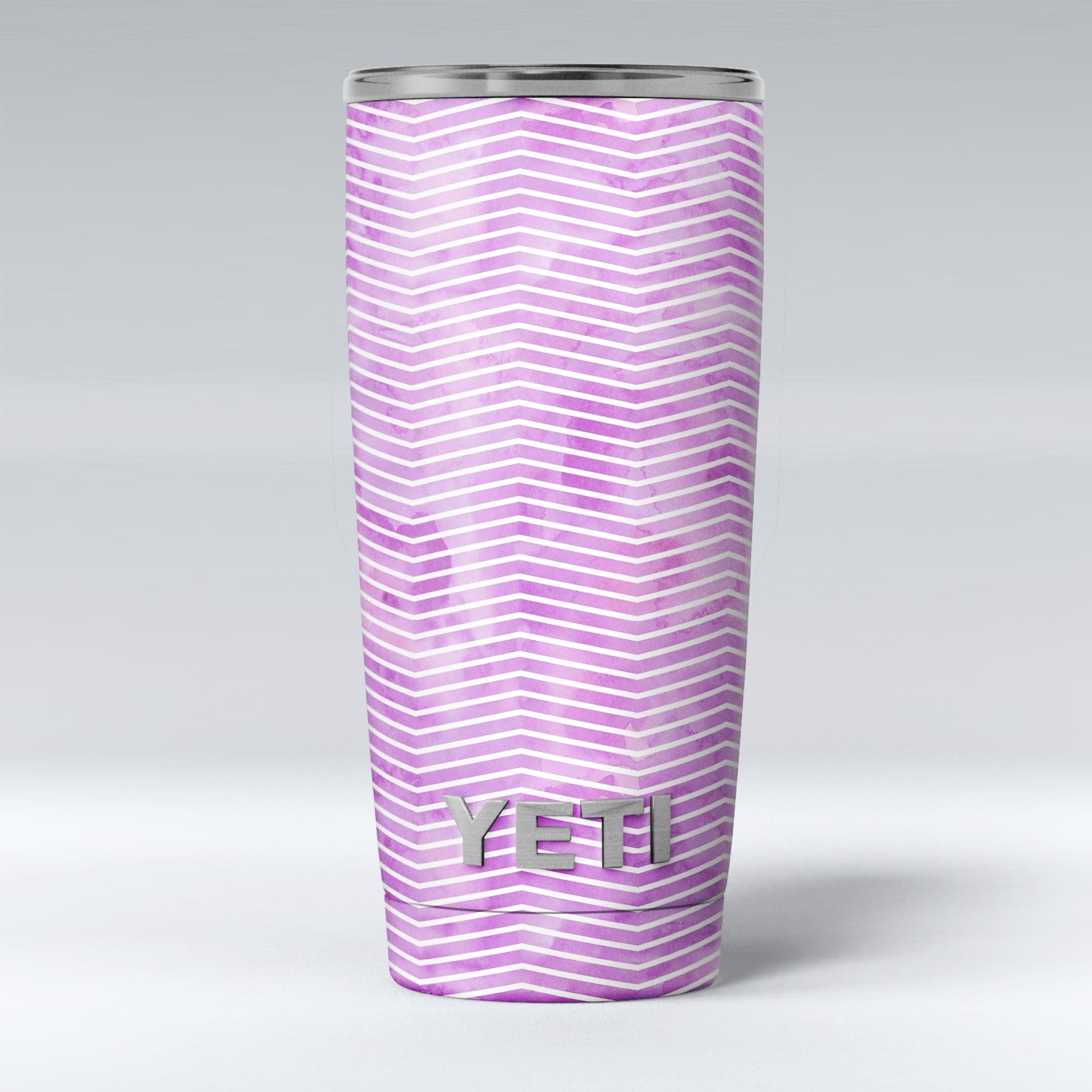 Clouded Purple Grunge Skin Decal Vinyl Wrap Kit for Yeti Cooler, showcasing vibrant colors and unique design.