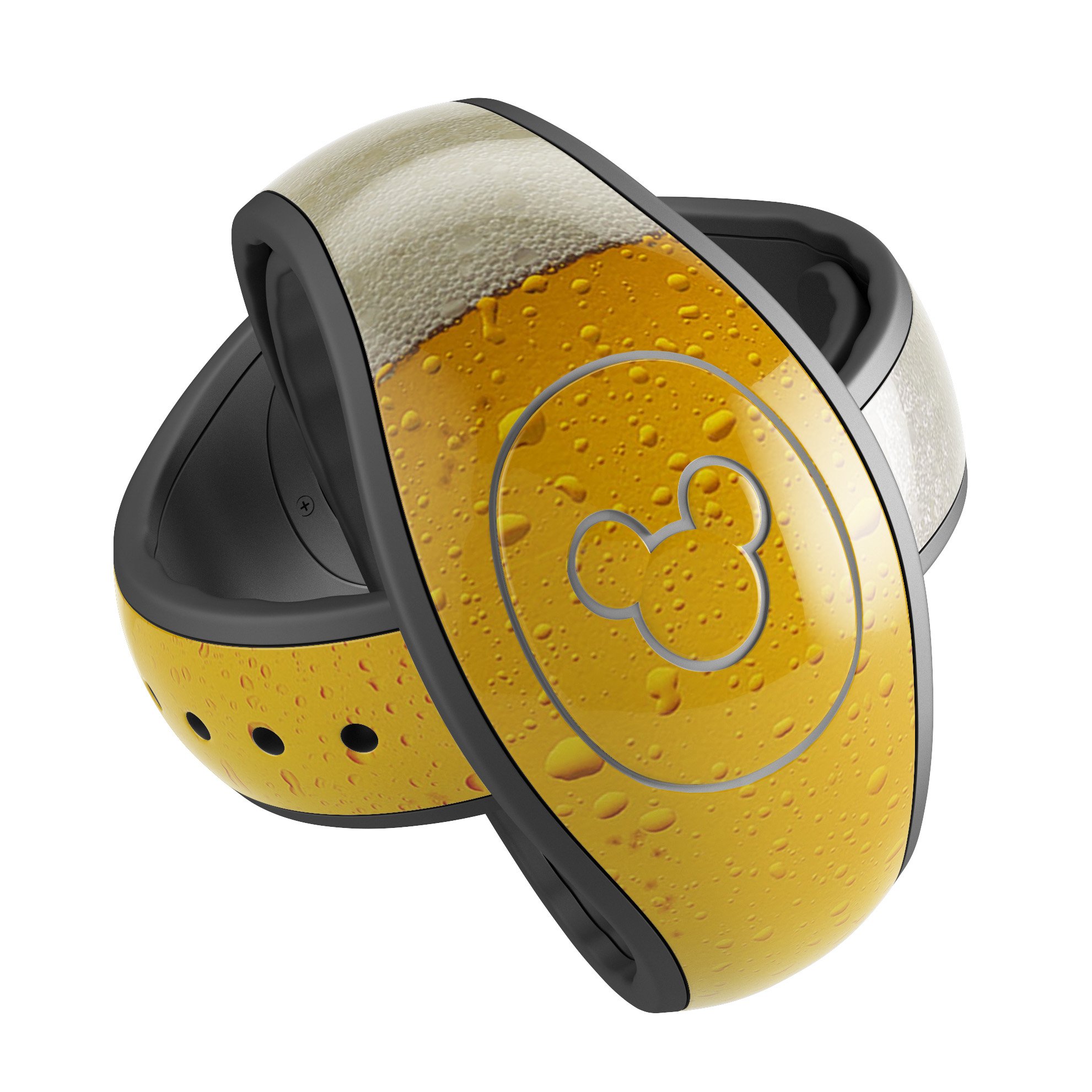 Cold Beer decal skin wrap kit for Disney Magic Band, showcasing trendy designs and high-quality materials.