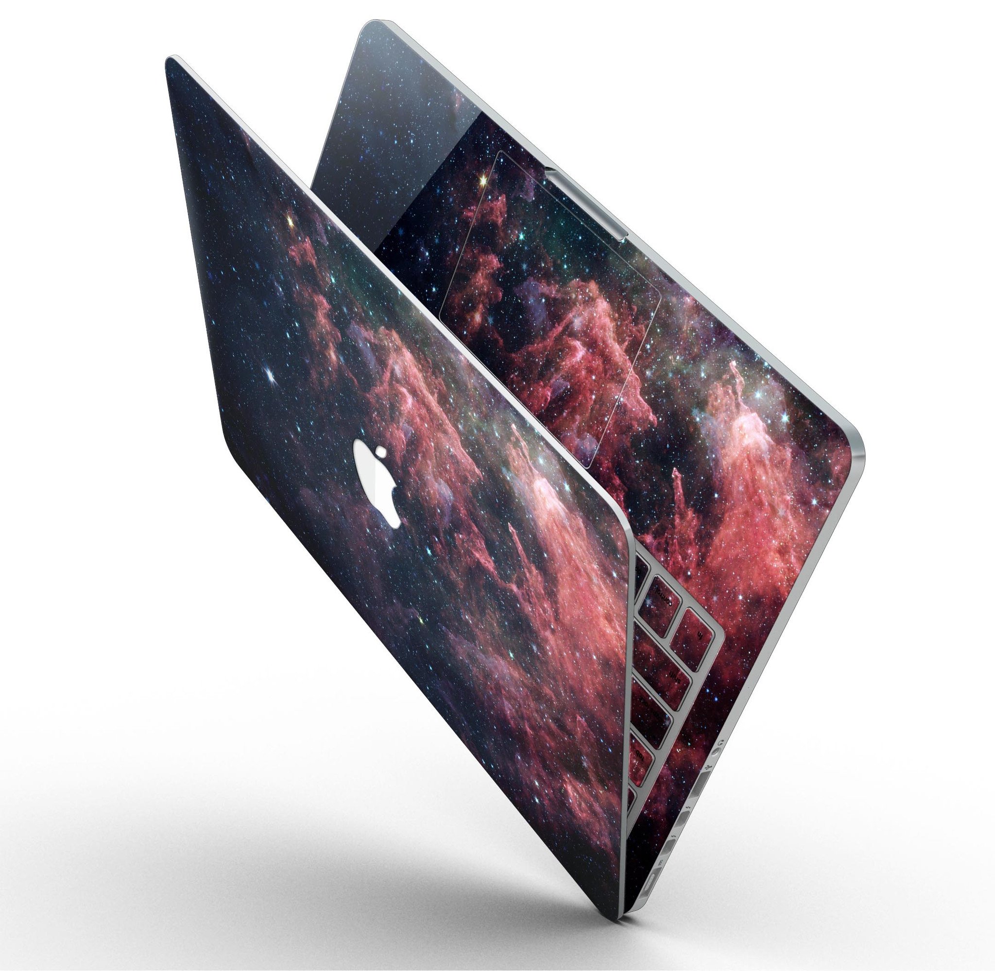 Colorful deep space nebula skin for MacBook Pro with Retina Display, showcasing vibrant colors and intricate cosmic patterns.