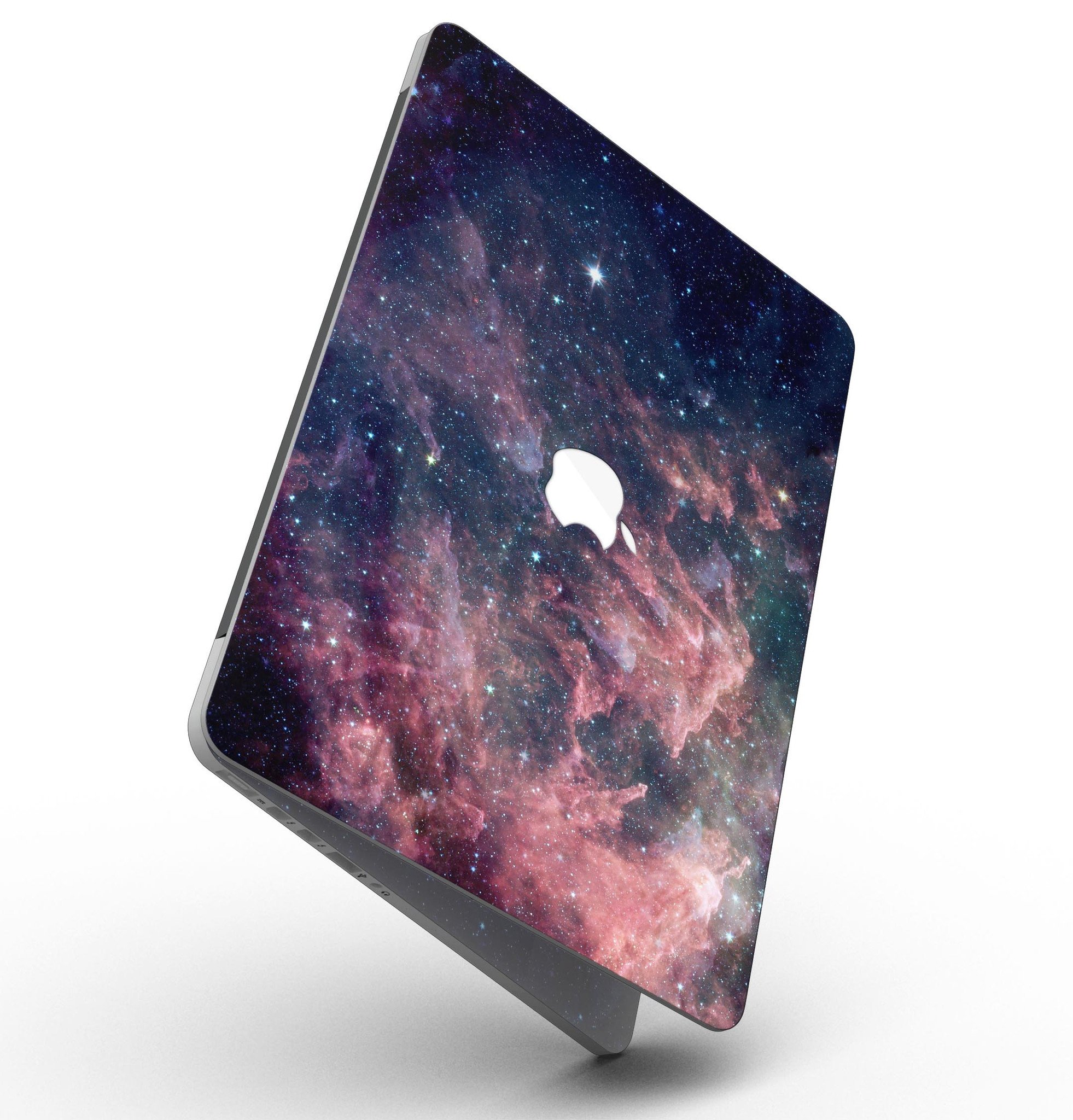 Colorful deep space nebula skin for MacBook Pro with Retina Display, showcasing vibrant colors and intricate cosmic patterns.