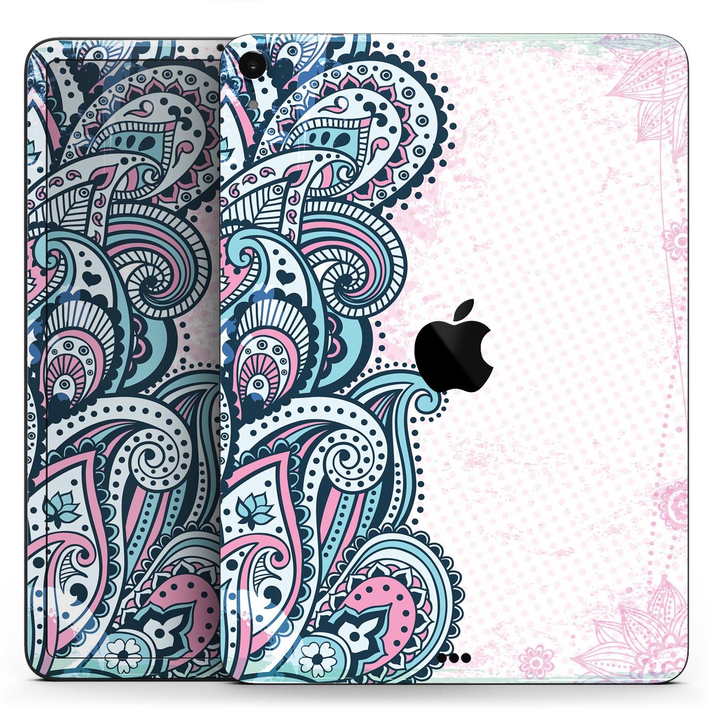 Colorful Ethnic Sprouts skin decal for Apple iPad Pro, showcasing vibrant ethnic patterns and premium 3M material.