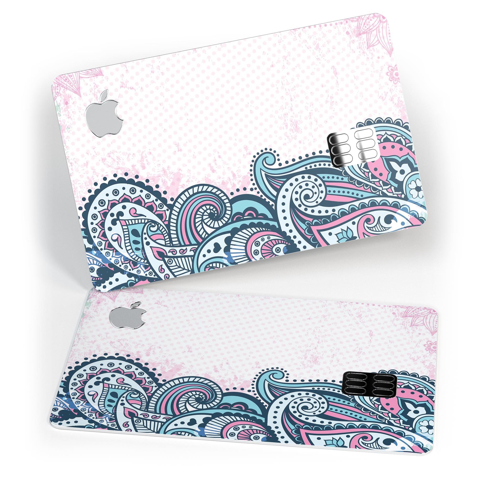 Colorful Ethnic Sprouts decal skin for Apple Card, showcasing vibrant design and premium vinyl material.