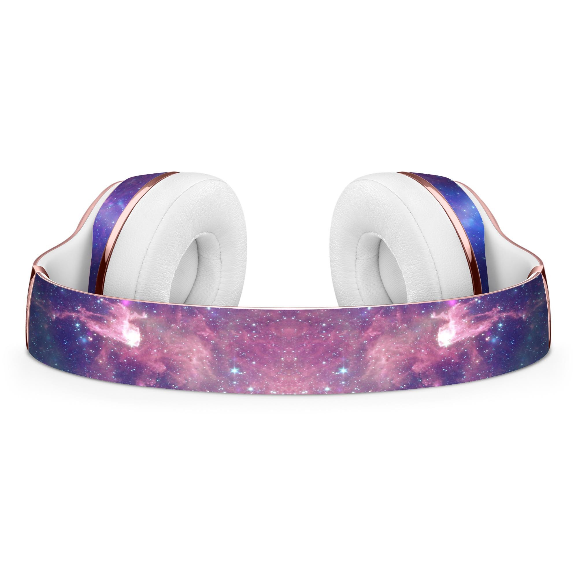 Colorful Nebula Full-Body Skin Kit designed for Beats by Dre Solo 3 Wireless Headphones, showcasing vibrant colors and a sleek design.