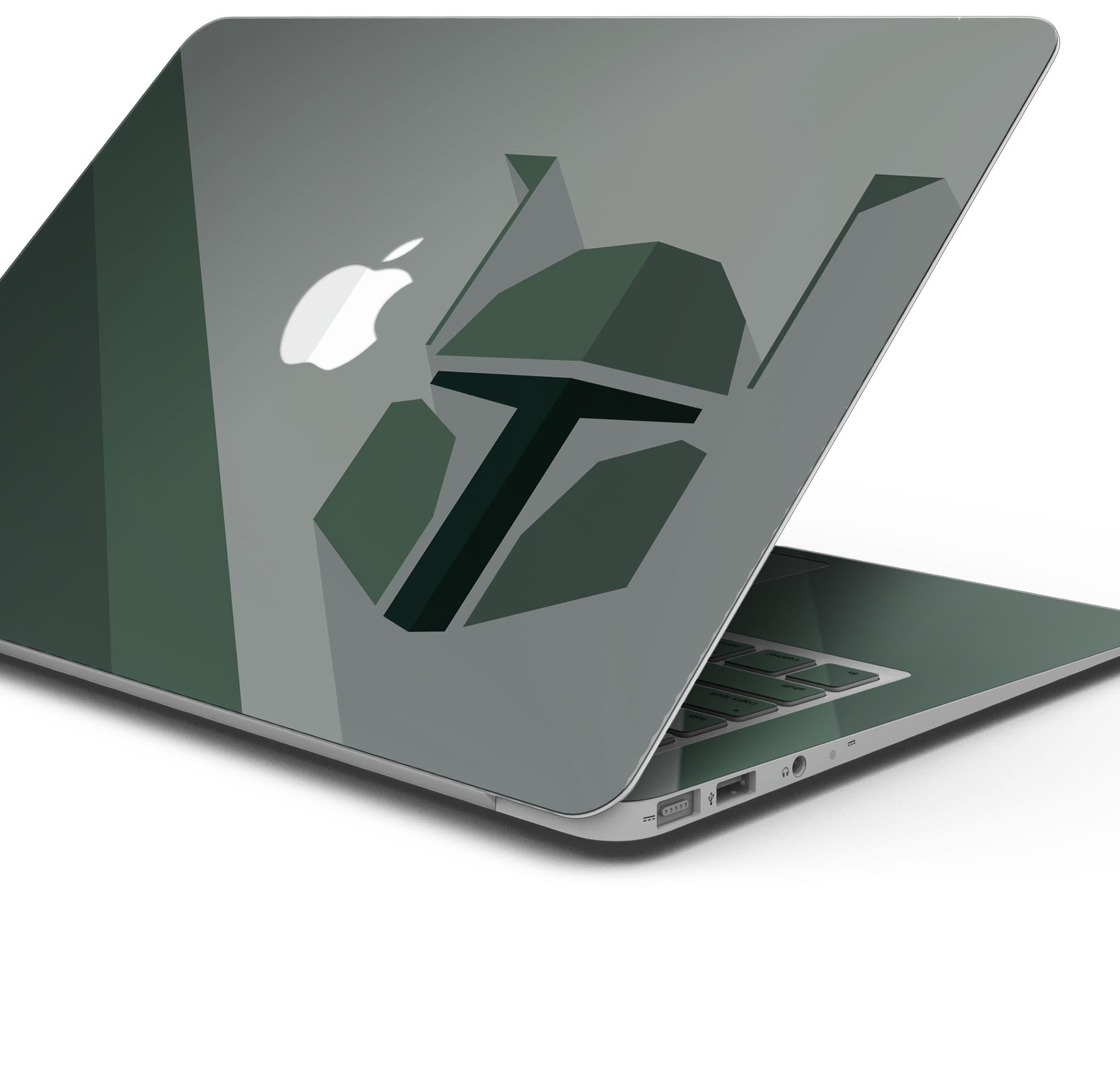 Dark Super Hero Wars 2 skin for MacBook Pro, showcasing vibrant graphics and premium vinyl material.