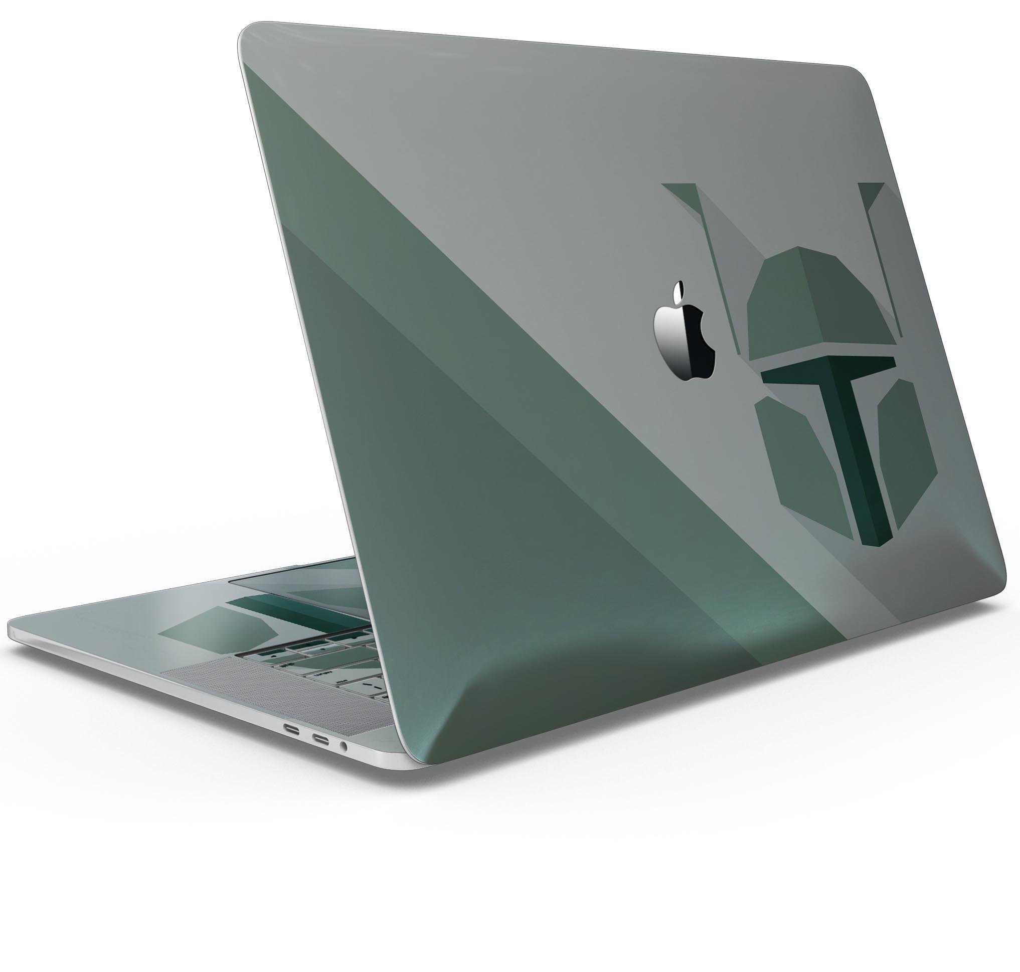 Dark Super Hero Wars 2 skin for MacBook Pro, showcasing vibrant graphics and premium vinyl material.