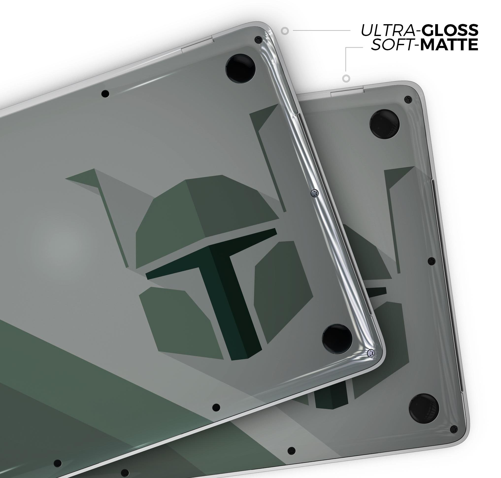 Dark Super Hero Wars 2 skin for MacBook Pro, showcasing vibrant graphics and premium vinyl material.