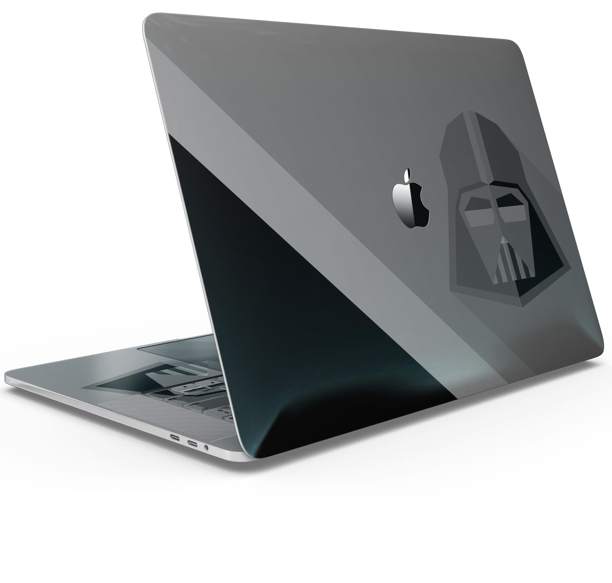 Dark Super Hero Wars 5 skin for MacBook Pro, showcasing vibrant comic design and premium vinyl material.