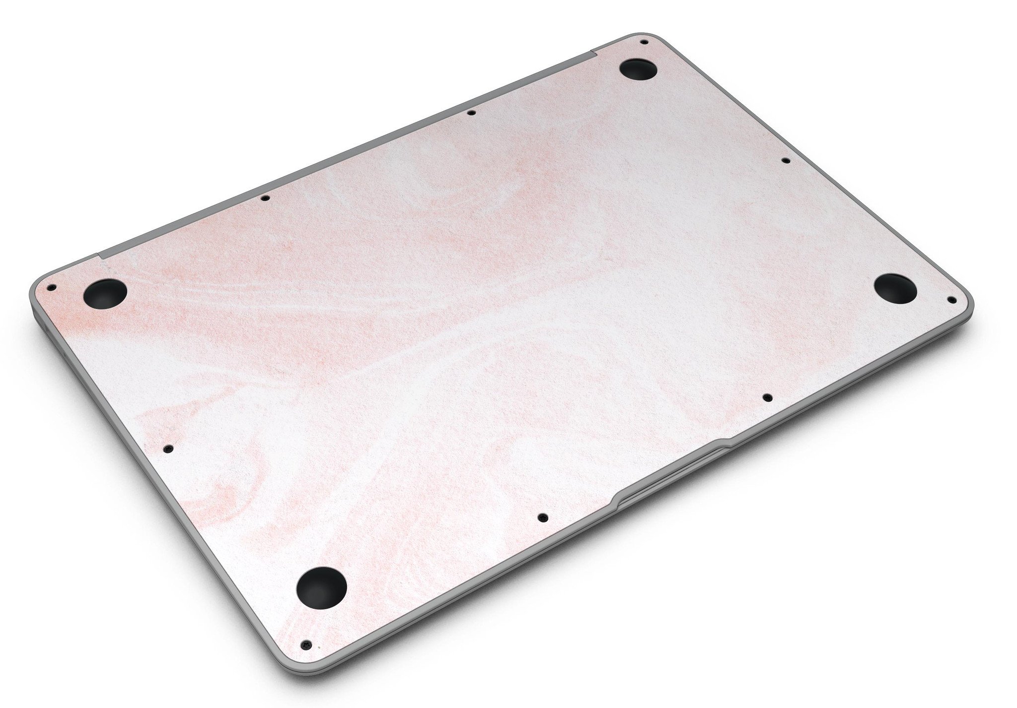 Coral 39 Textured Marble Skin Kit for MacBook Air, showcasing a stylish marble design with a premium vinyl finish.