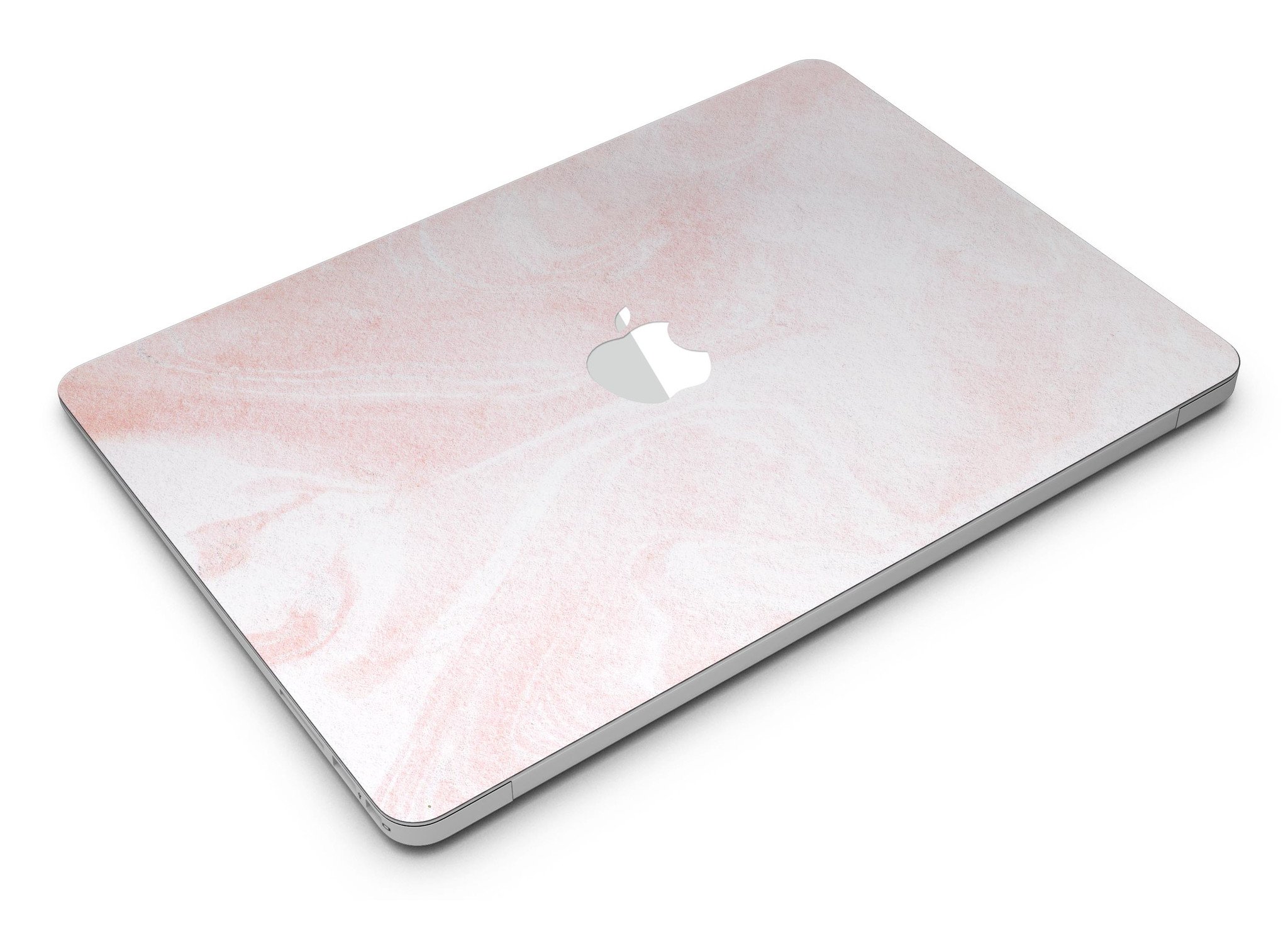 Coral 39 Textured Marble Skin Kit for MacBook Air, showcasing a stylish marble design with a premium vinyl finish.