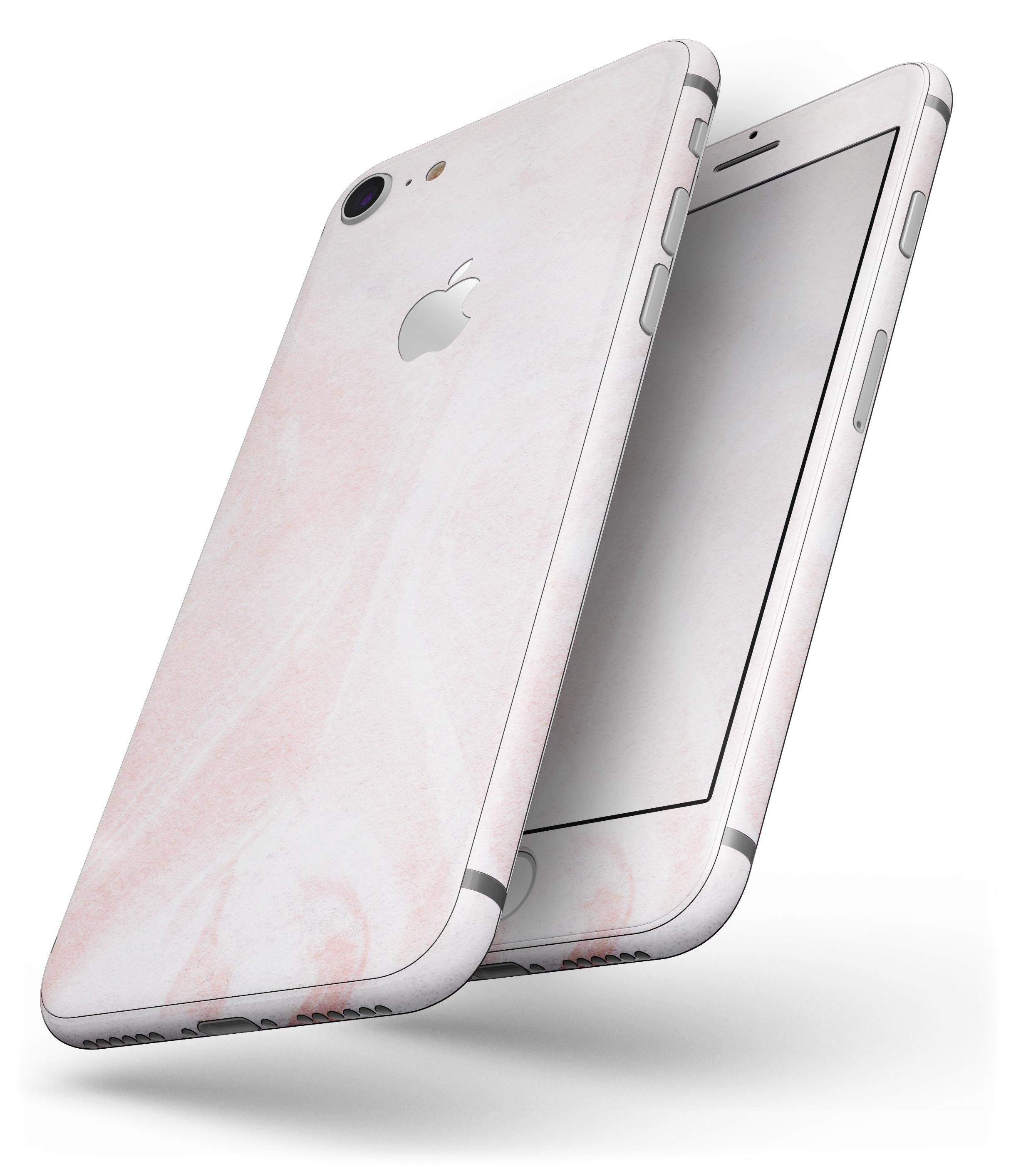 Coral 39 Textured Marble skin for iPhone 8 and 8 Plus, showcasing a stylish marble design.