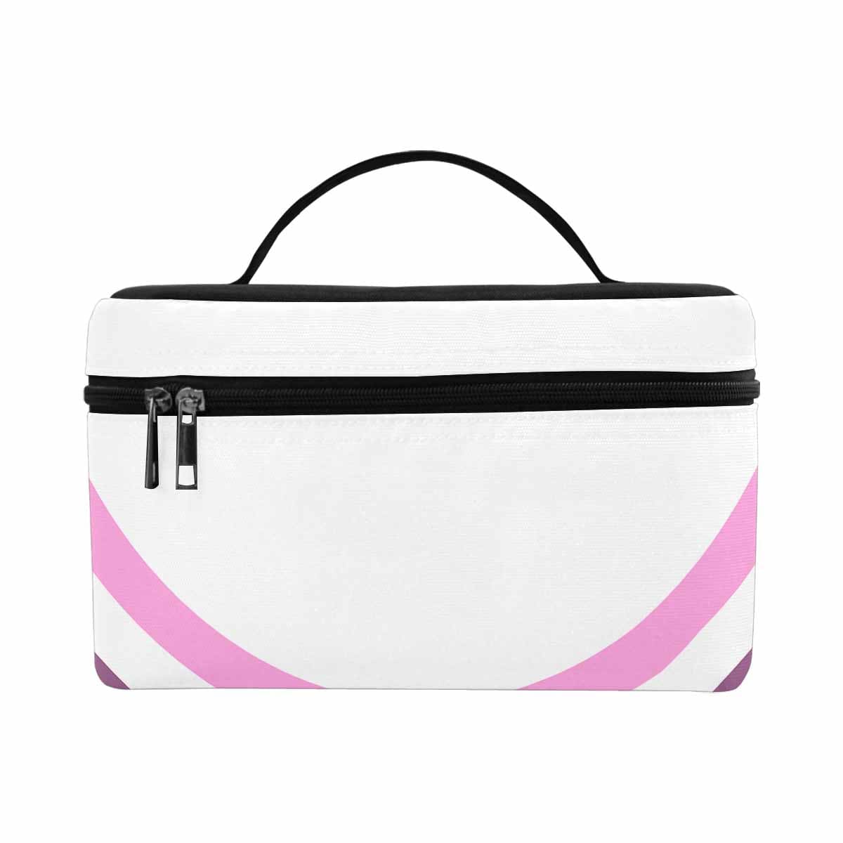 Stylish cosmetic bag with multiple compartments, perfect for organizing beauty essentials.