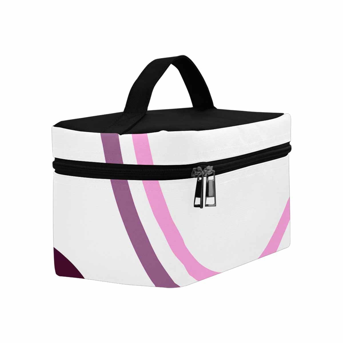 Stylish cosmetic bag with multiple compartments, perfect for organizing beauty essentials.