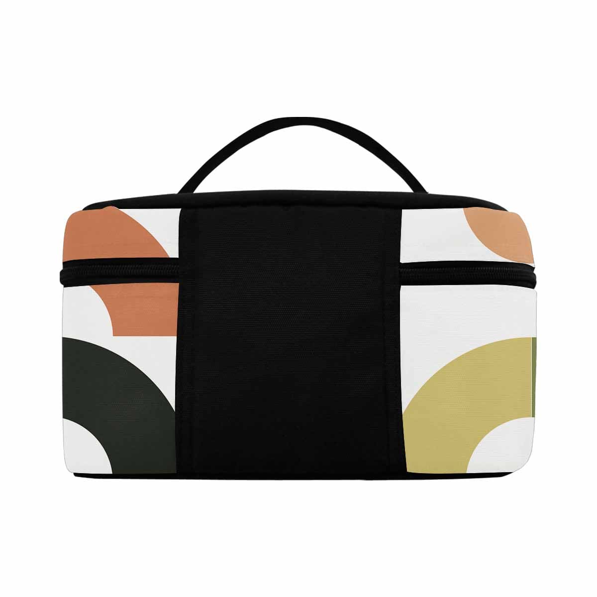 Stylish cosmetic bag with multiple compartments, made of durable water-resistant material, ideal for travel and organization of beauty essentials.