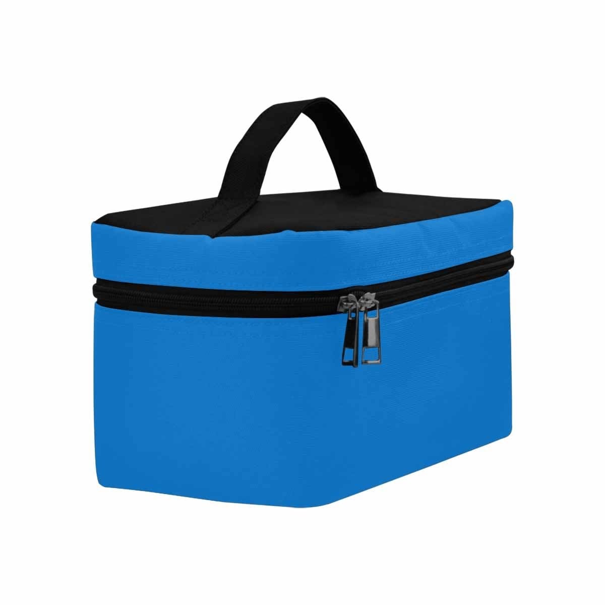 Blue Grotto Cosmetic Bag showcasing its stylish design and spacious compartments for organizing beauty essentials.