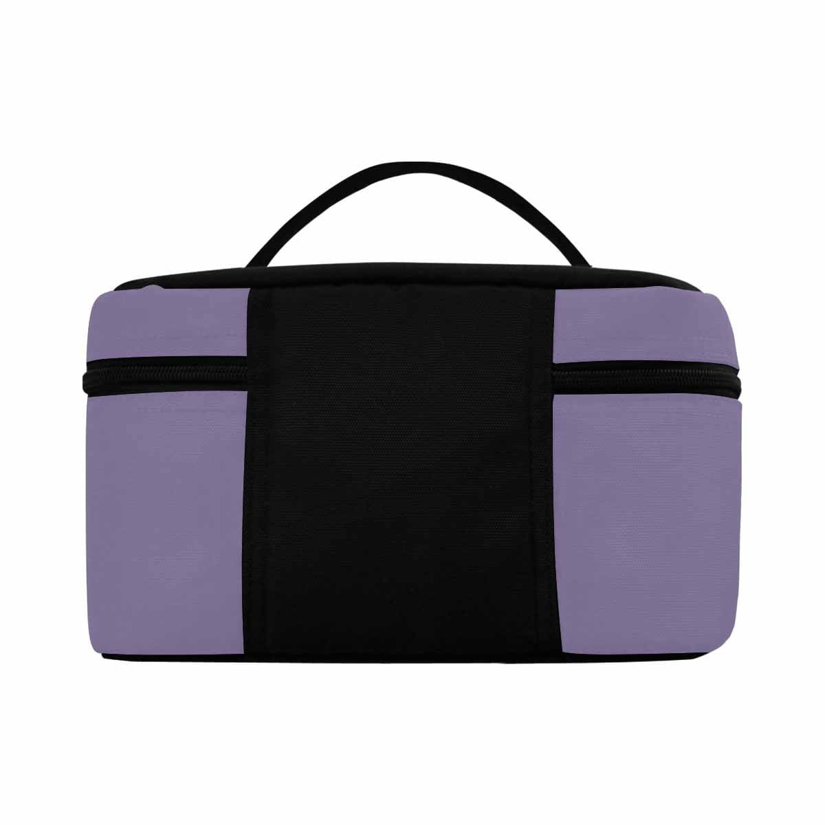 Purple Haze Cosmetic Bag showcasing its stylish design and spacious compartments, perfect for organizing beauty essentials.