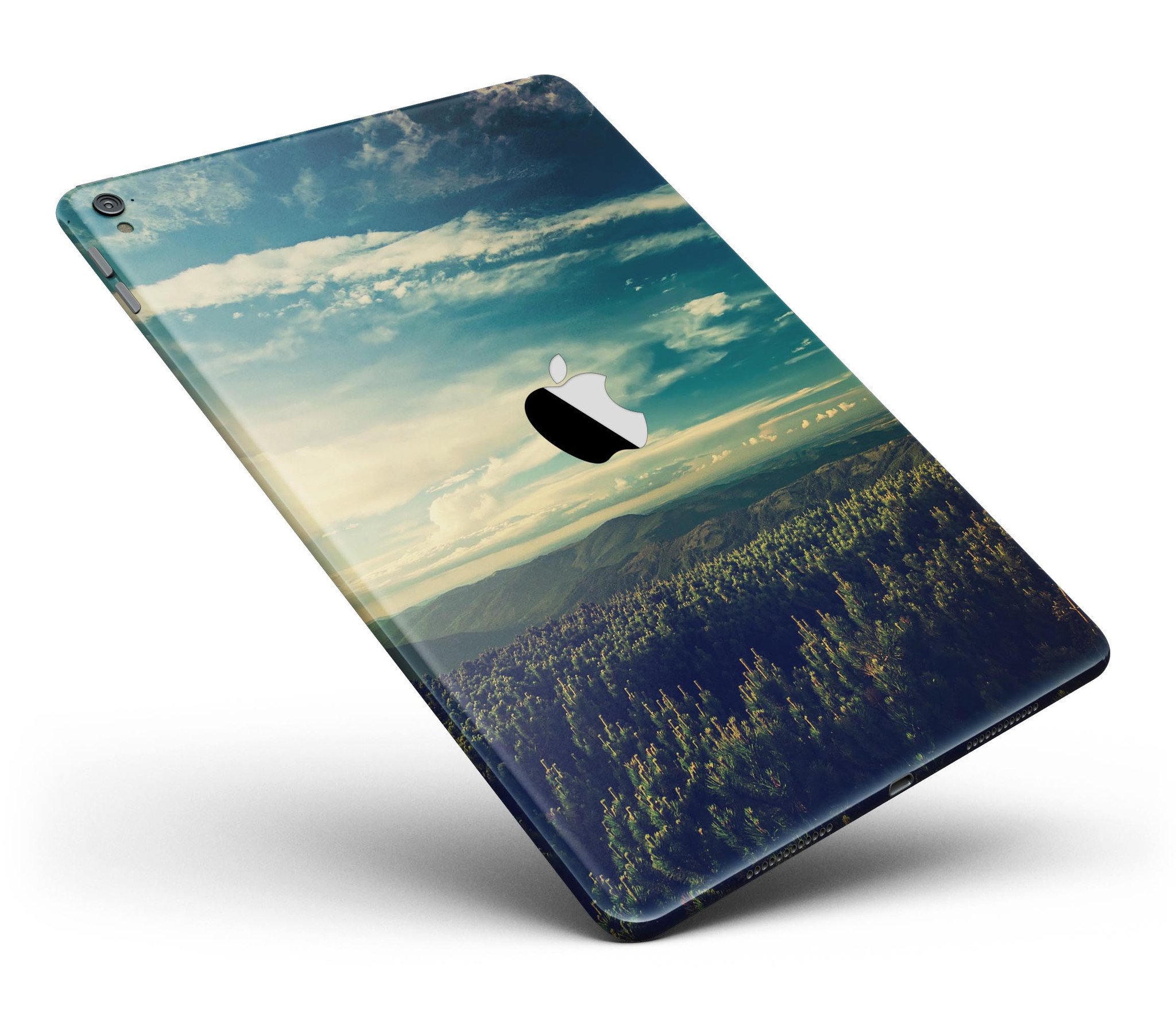 Country Skyline Full Body Skin for iPad Pro, showcasing vibrant design and premium vinyl material.