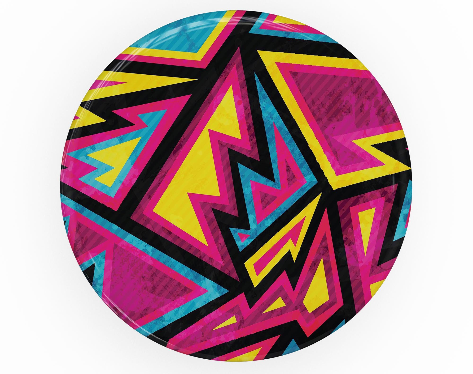 Crazy Retro Squiggles V2 skin kit for PopSockets, featuring vibrant squiggly designs on premium vinyl material.