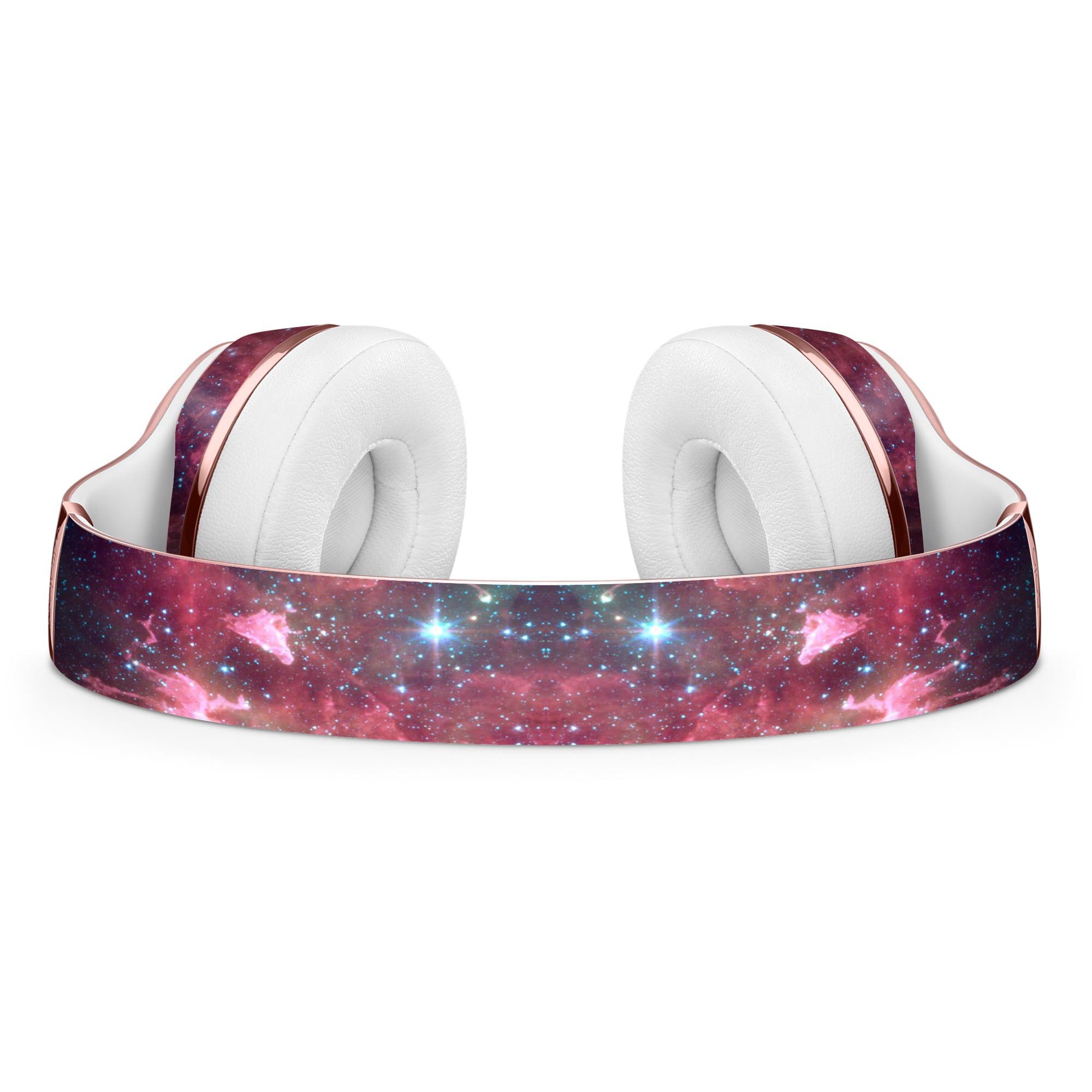 Crimson Nebula Full-Body Skin Kit for Beats by Dre Solo 3 Wireless, showcasing vibrant colors and sleek design.