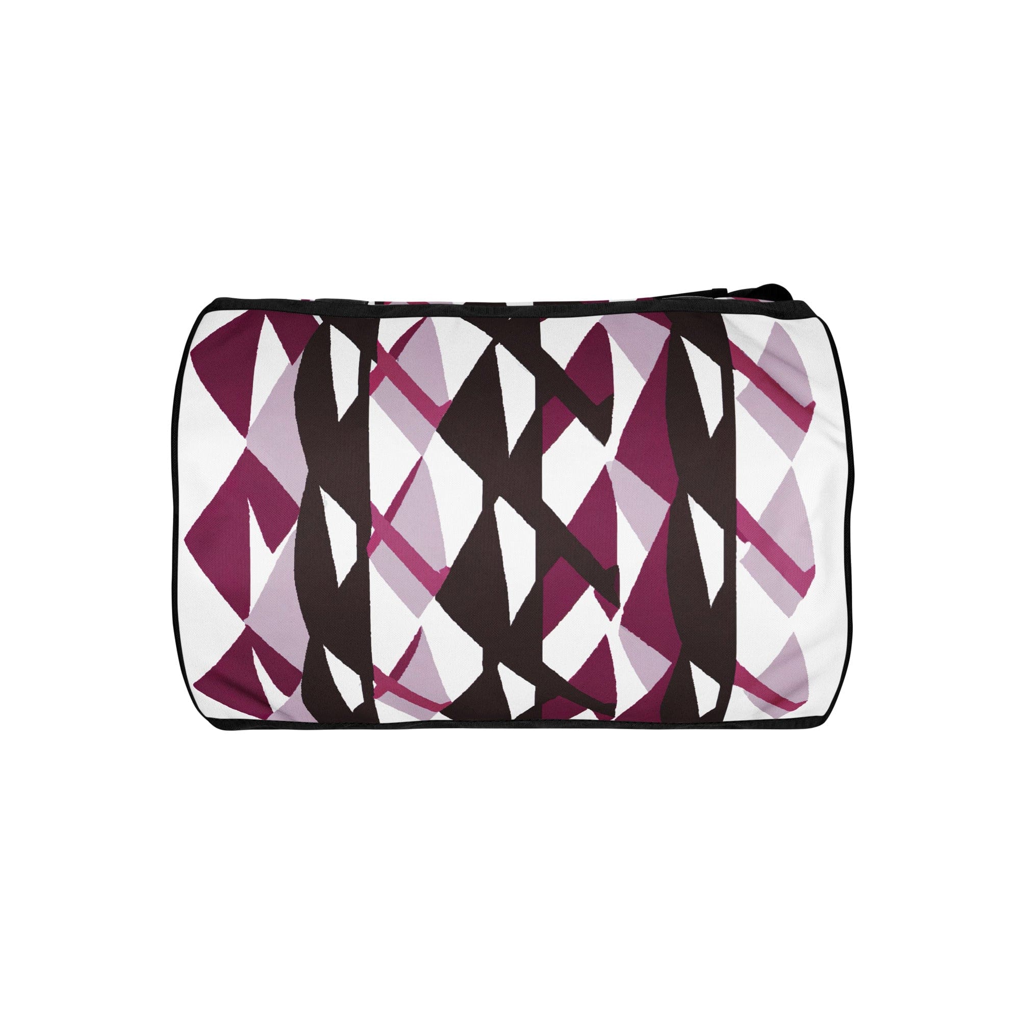 Crossbody Water-resistant Travel Bag in Pink Mauve pattern, showcasing its stylish design and durable fabric.