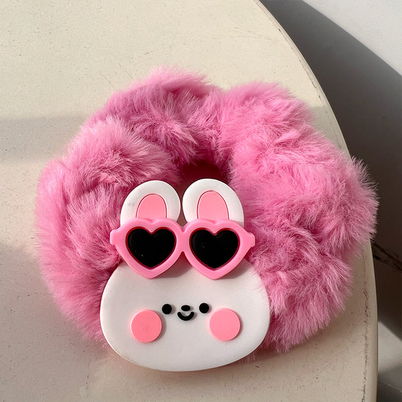 Cute Cat Claw Plush Hair Tie featuring soft plush material and adorable cat claw designs, perfect for cat lovers.