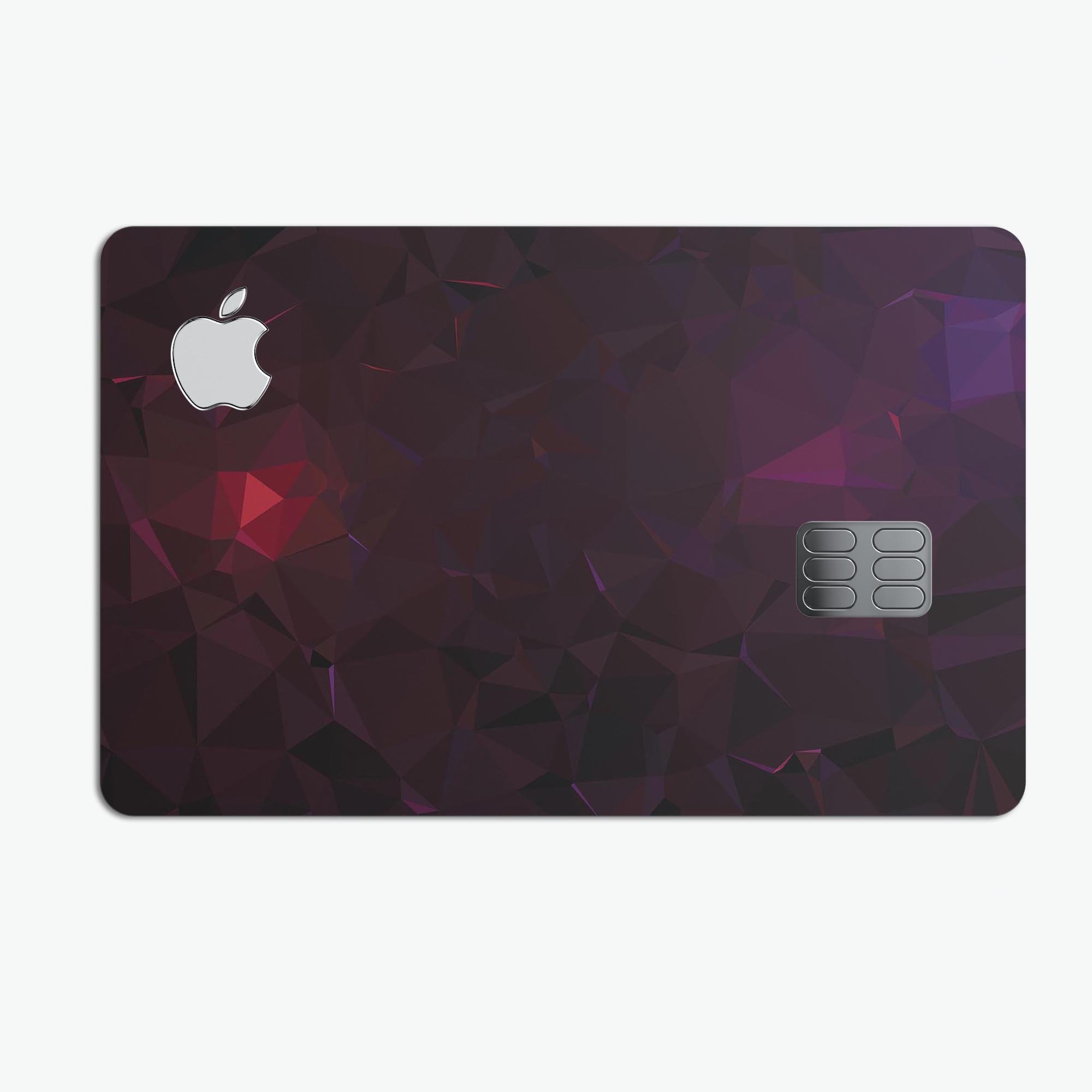 Dark Age Geometric V13 decal skin kit for Apple Card, showcasing premium vinyl design with geometric patterns.