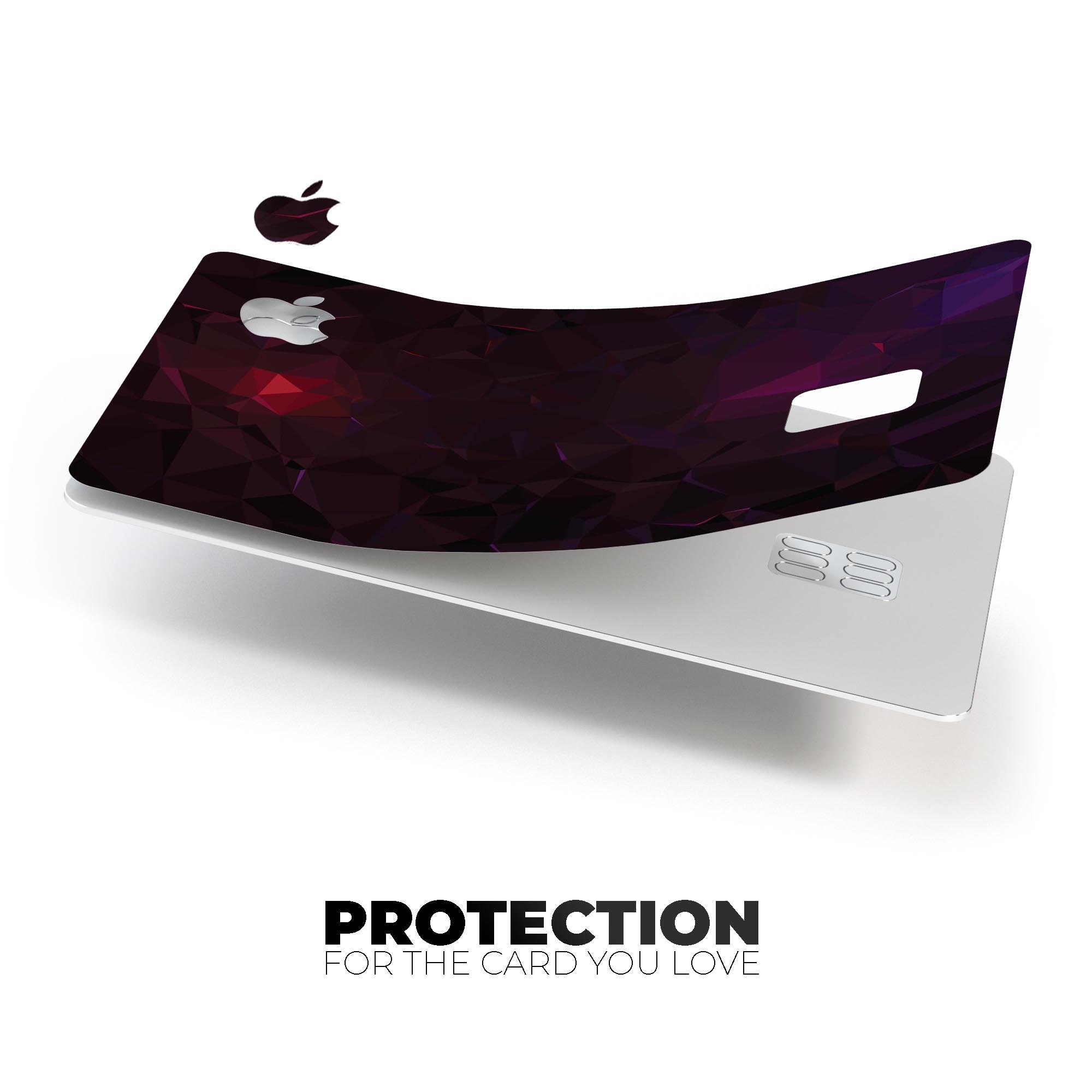 Dark Age Geometric V13 decal skin kit for Apple Card, showcasing premium vinyl design with geometric patterns.