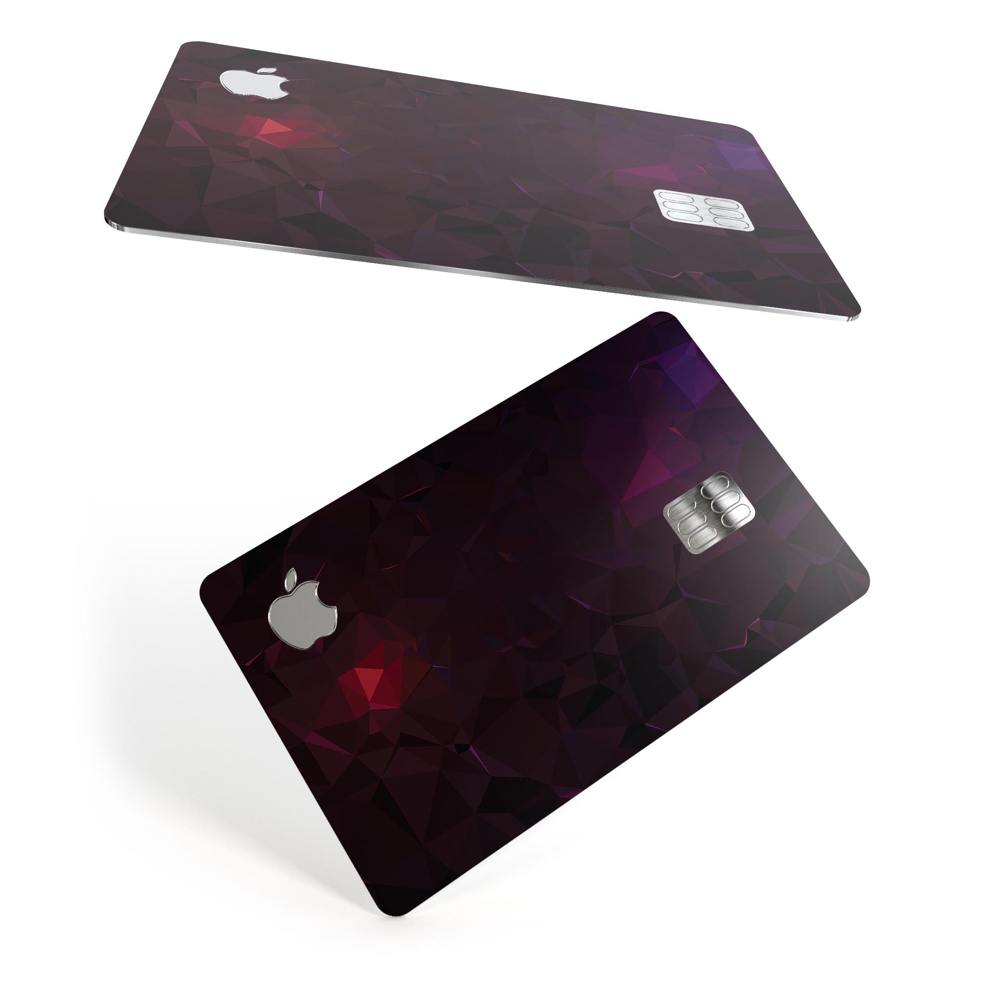 Dark Age Geometric V13 decal skin kit for Apple Card, showcasing premium vinyl design with geometric patterns.