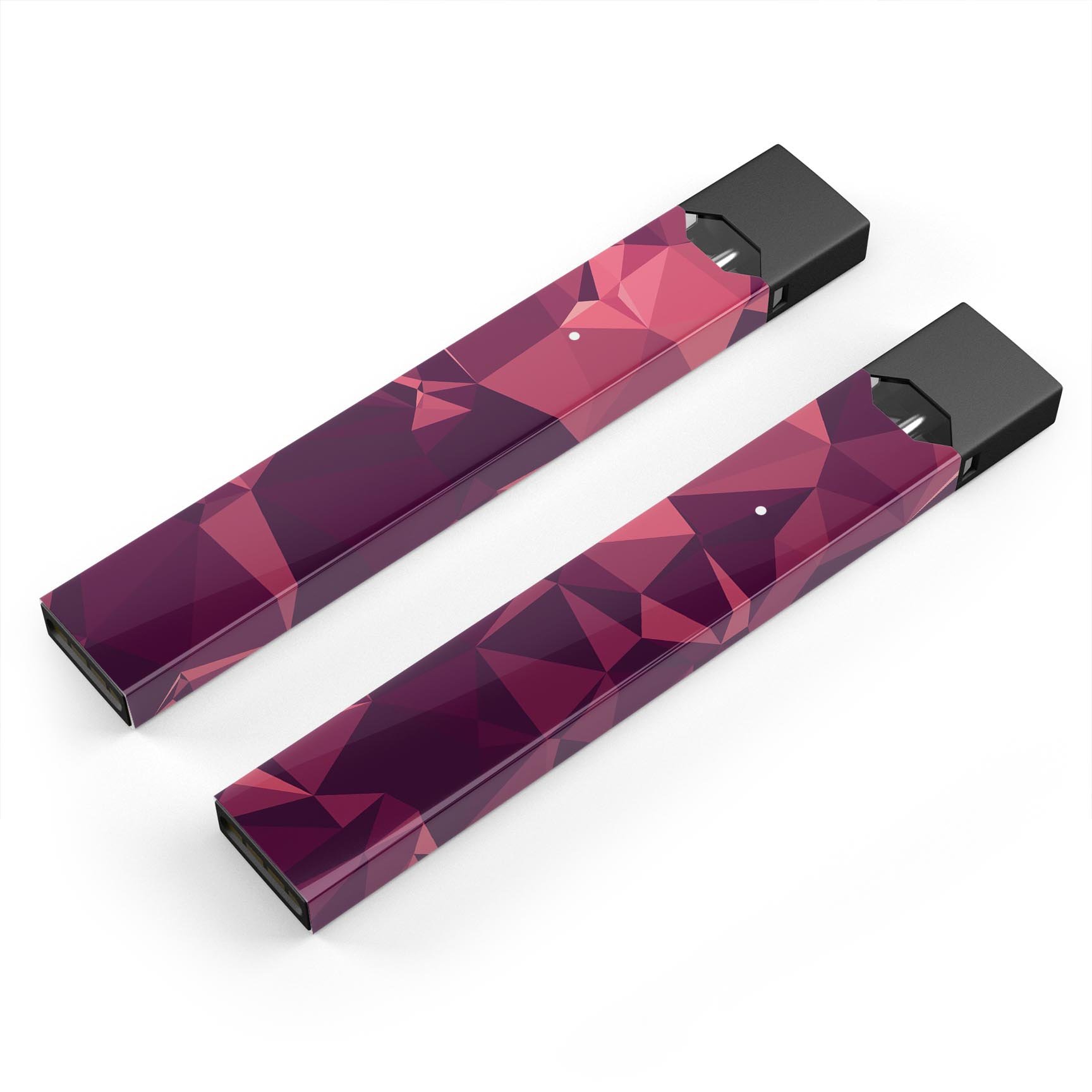 Dark Geometric V15 skin-wrap sticker designed for JUUL vaping device, featuring a unique geometric pattern and premium vinyl material.