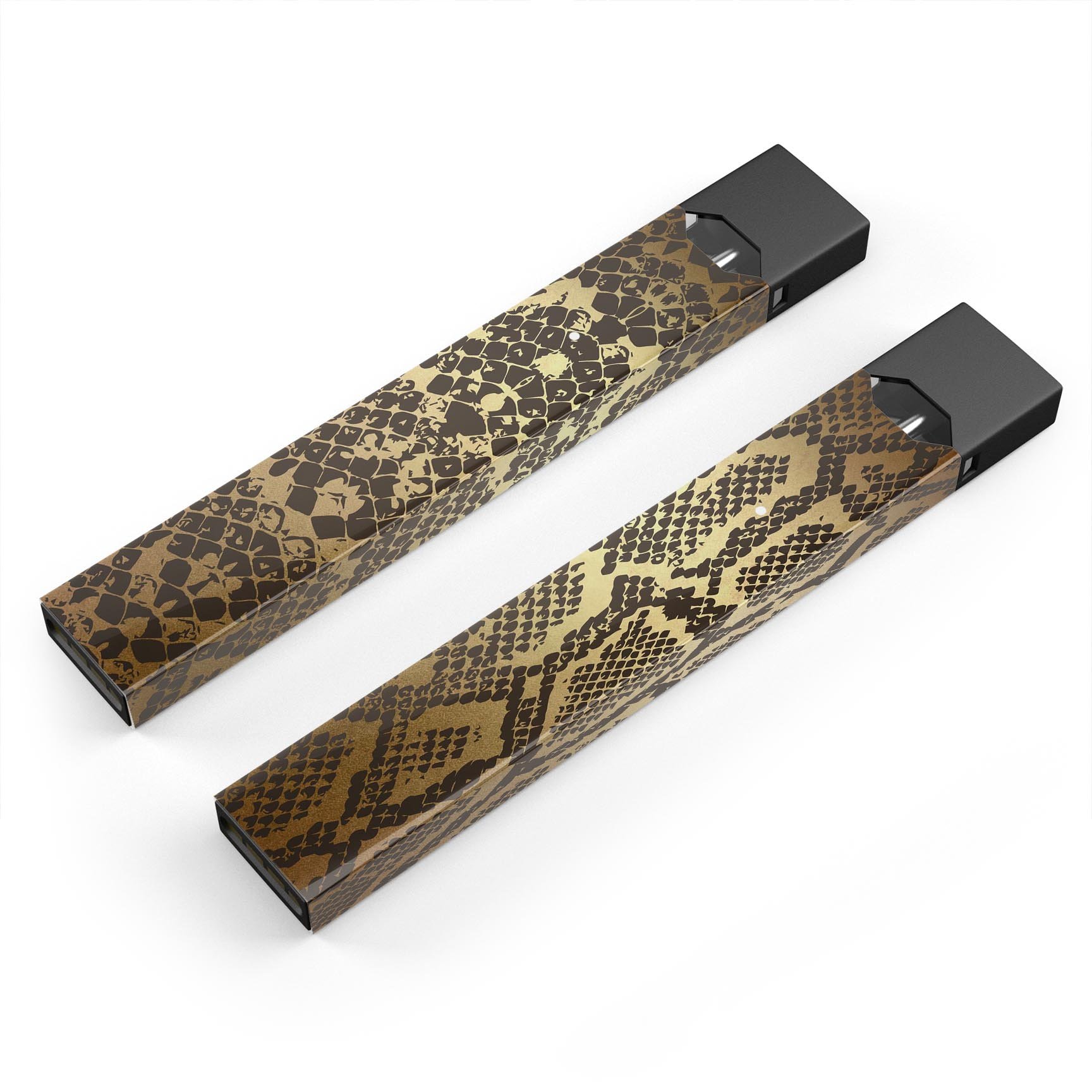 Dark Gold Flaked Animal v4 skin wrap for JUUL device, showcasing a stylish design with premium finish.