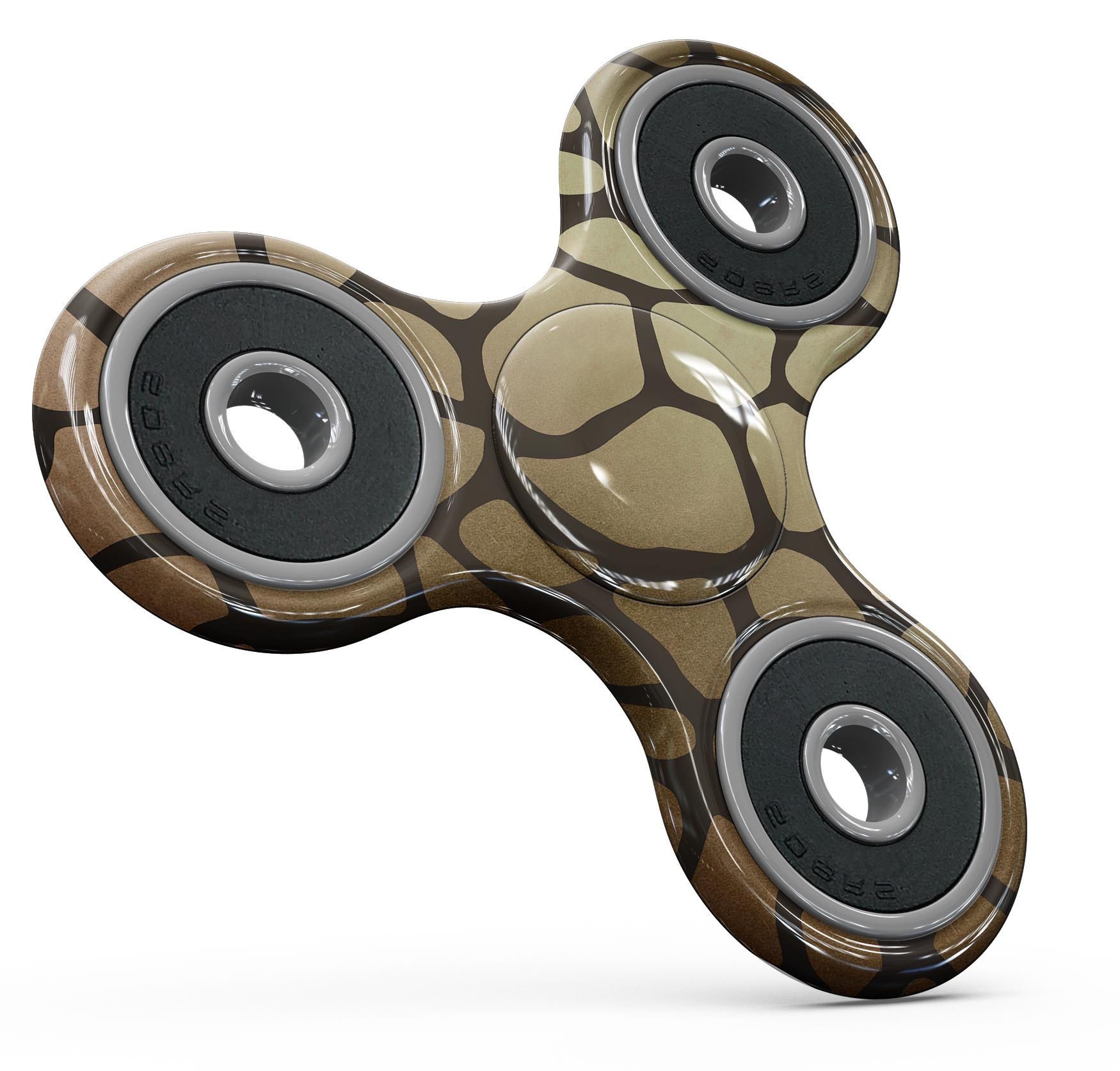 Dark Gold Flaked Animal v5 Full-Body Fidget Spinner Skin-Kit showcasing a stylish design with premium vinyl material.