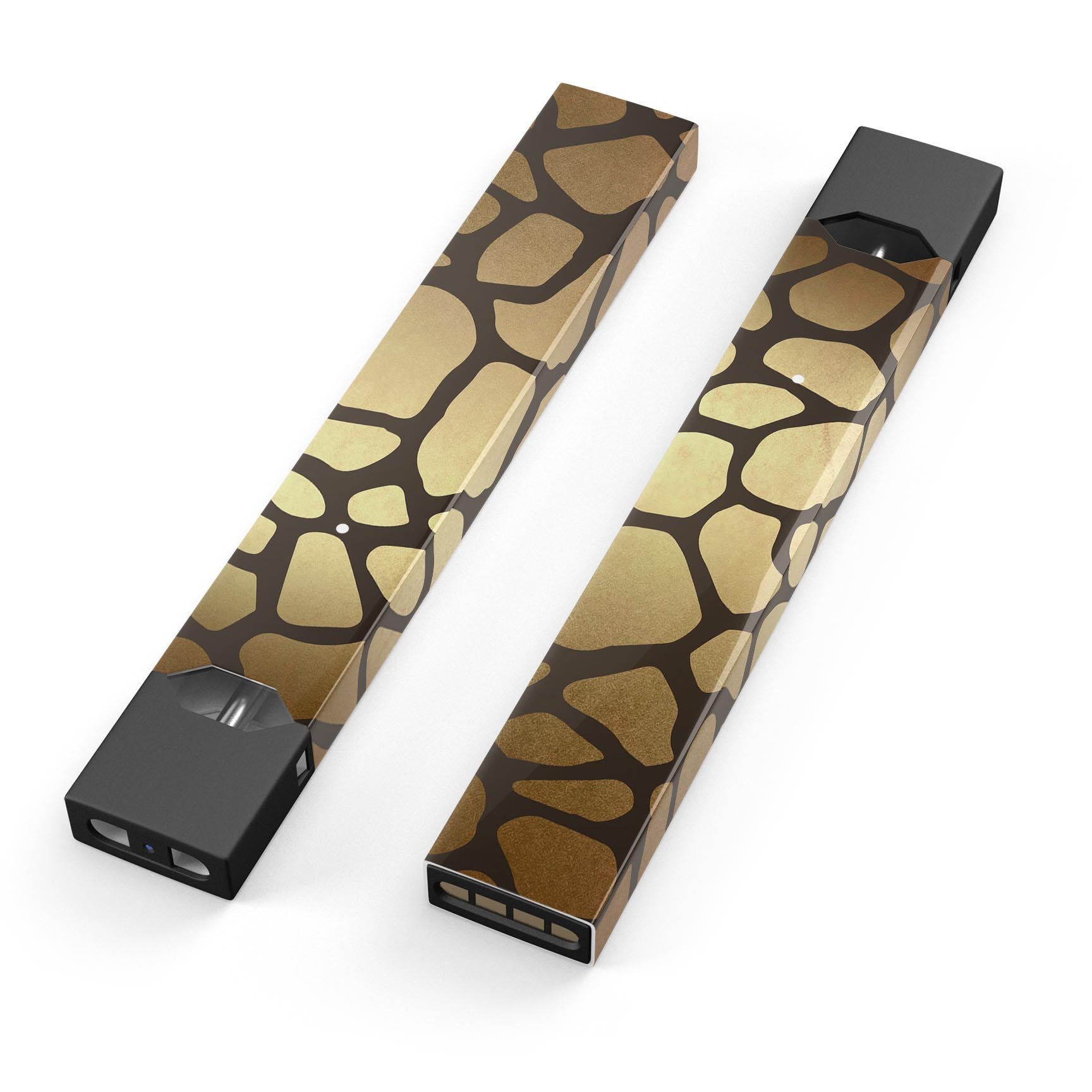 Dark Gold Flaked Animal v5 skin-wrap for JUUL device, showcasing a stylish design with premium quality finish.