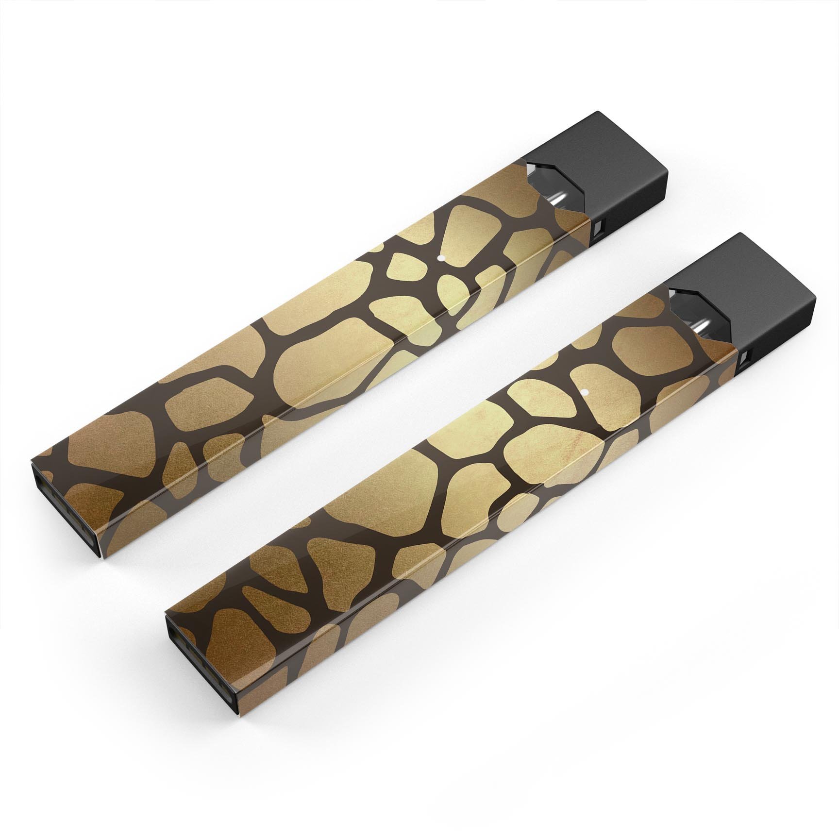 Dark Gold Flaked Animal v5 skin-wrap for JUUL device, showcasing a stylish design with premium quality finish.