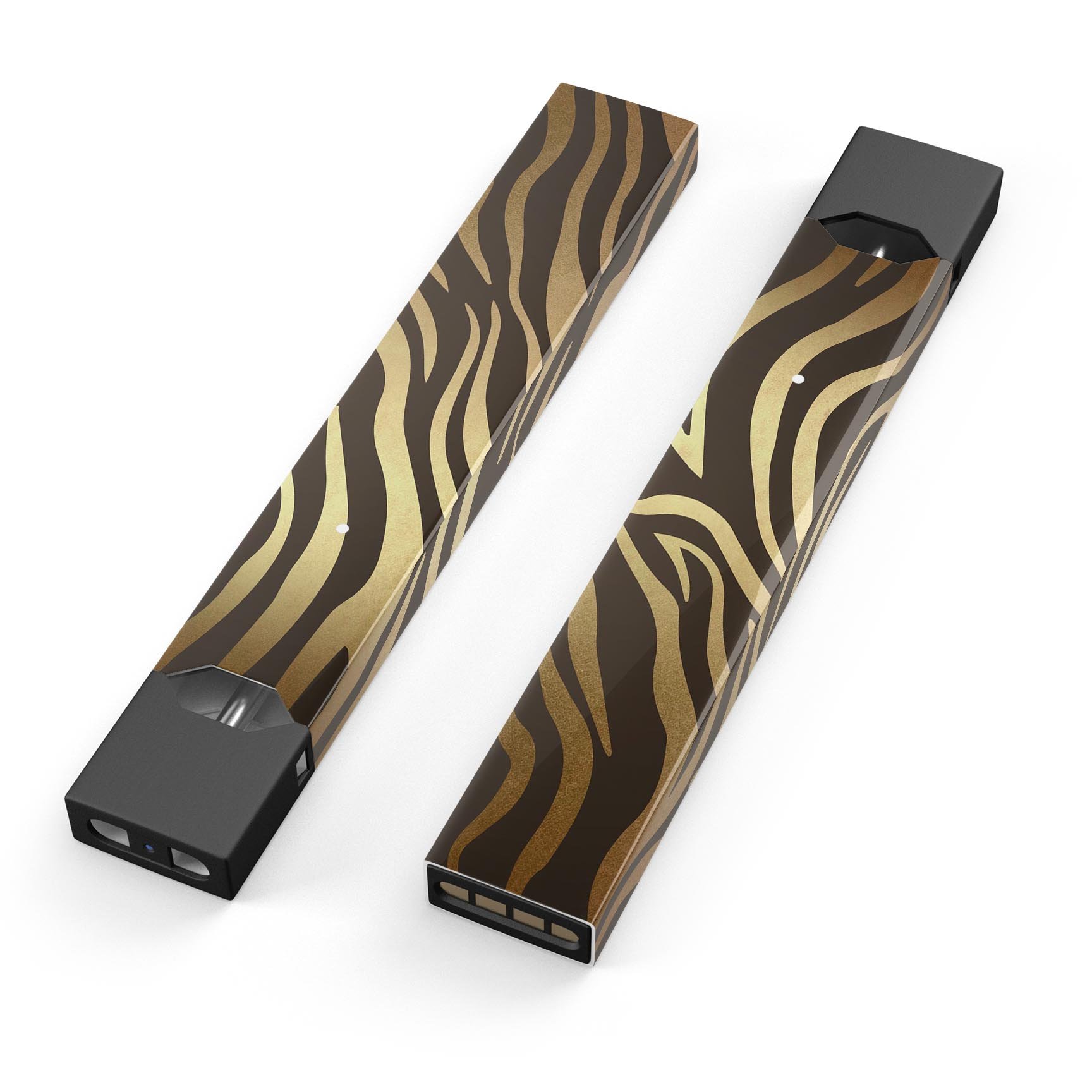 Dark Gold Flaked Animal v6 skin wrap for JUUL device, showcasing a stylish design with a premium finish.