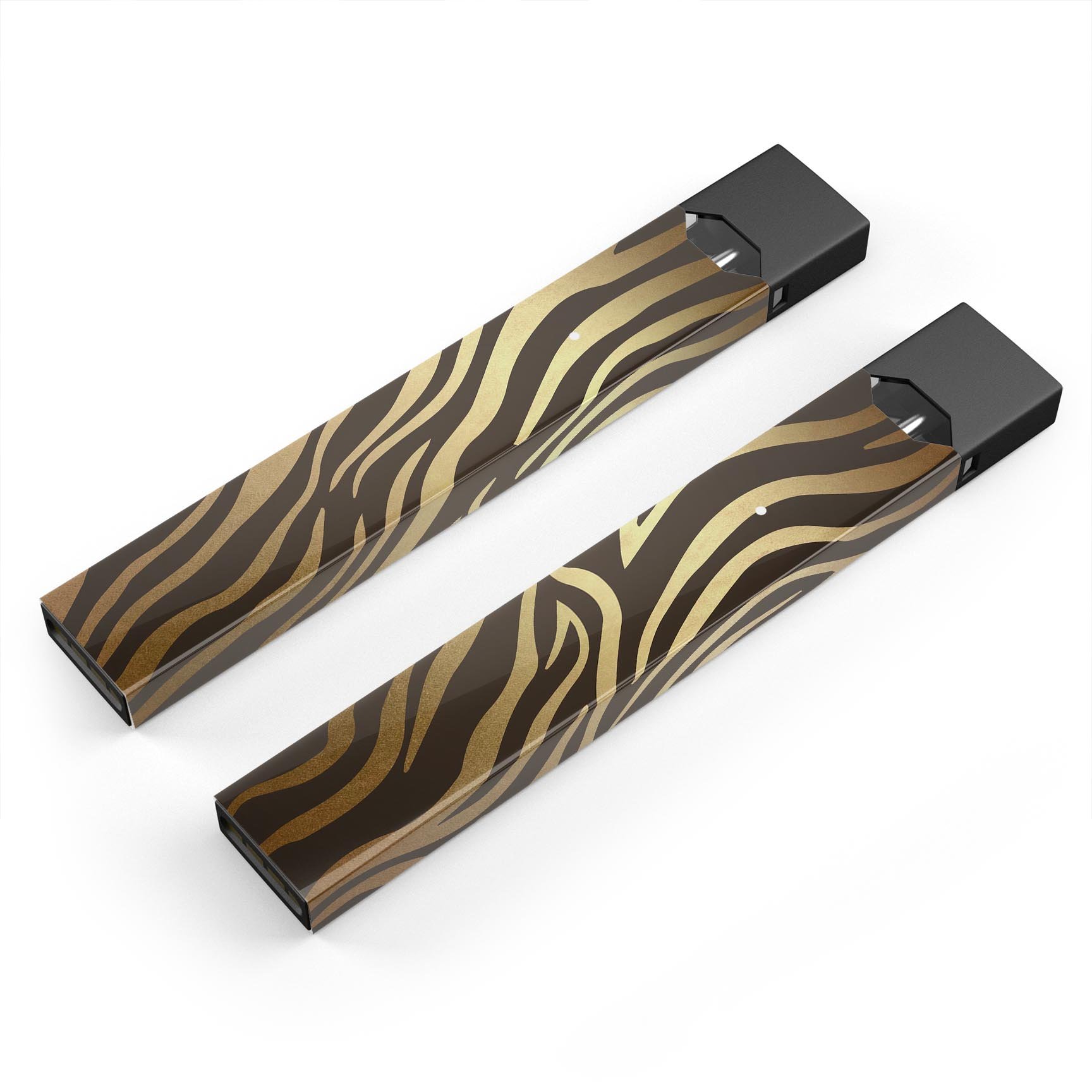 Dark Gold Flaked Animal v6 skin wrap for JUUL device, showcasing a stylish design with a premium finish.