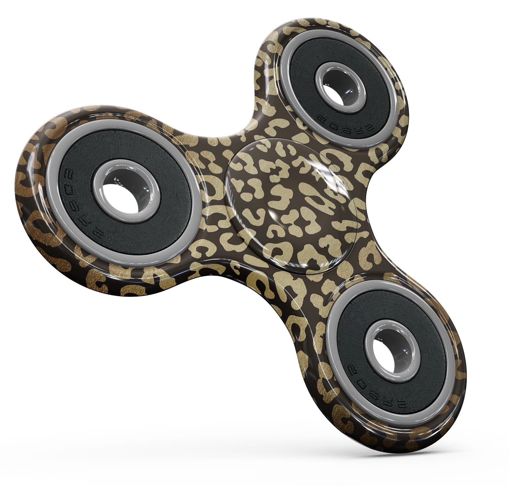 Dark Gold Flaked Animal v8 Full-Body Fidget Spinner Skin-Kit showcasing its vibrant design and premium vinyl material.