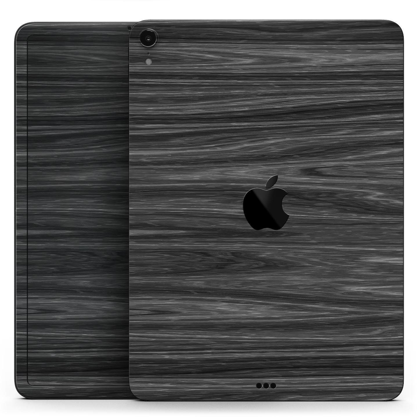 Dark Slate Wood skin decal for Apple iPad Pro 12.9", showcasing its premium finish and design.