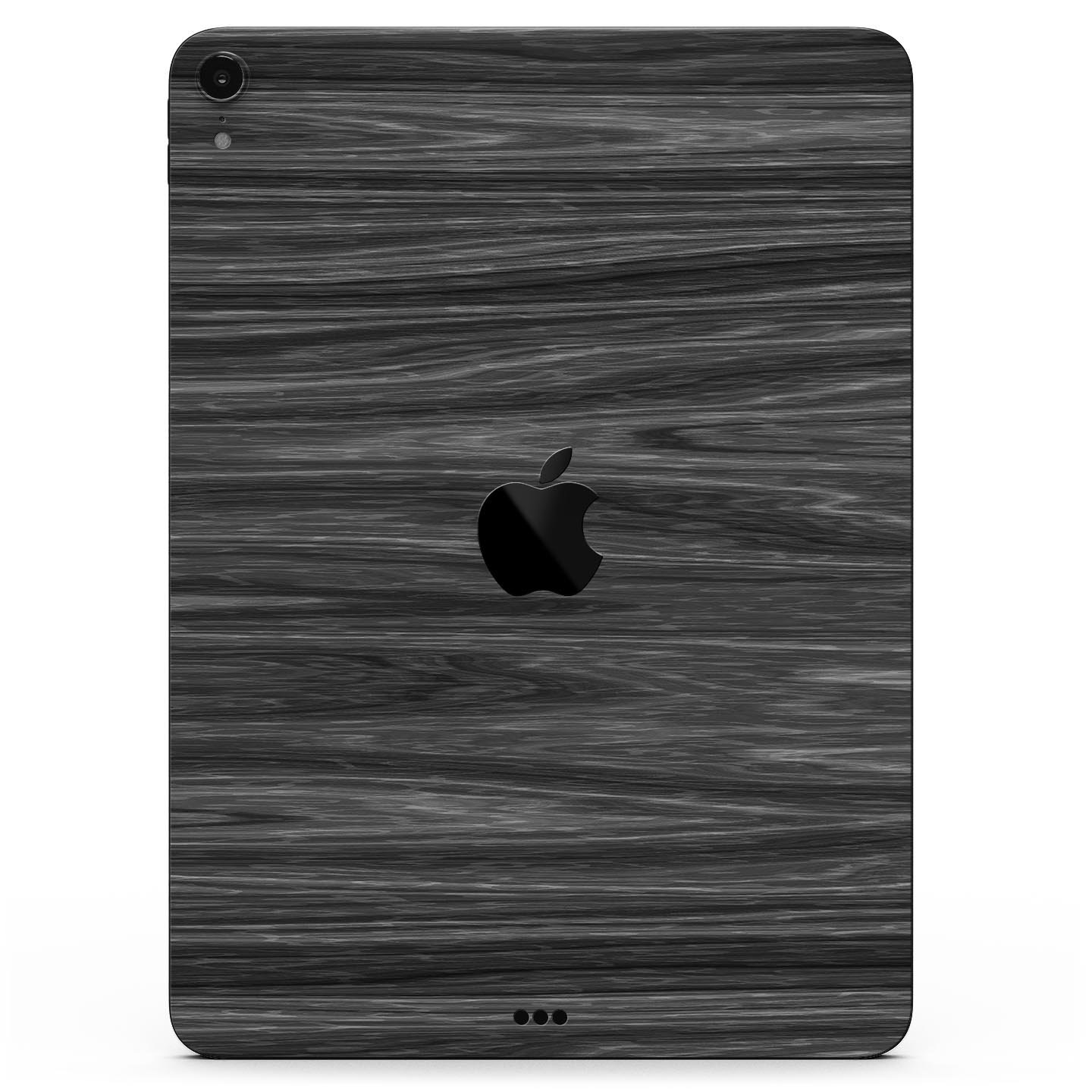 Dark Slate Wood skin decal for Apple iPad Pro 12.9", showcasing its premium finish and design.