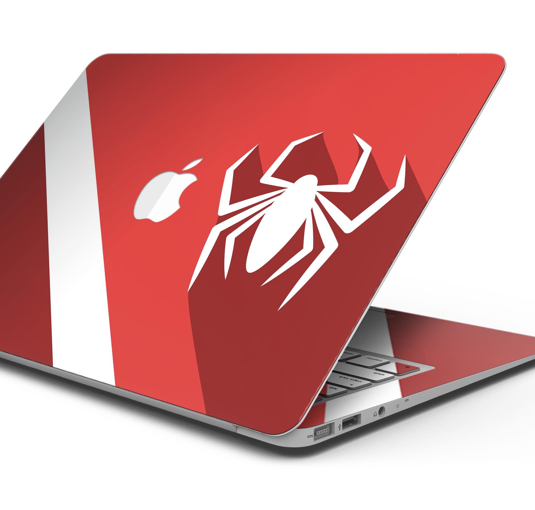 Dark Super Hero Wars 12 Skin Decal Wrap Kit for Apple MacBook, showcasing vibrant graphics and a sleek design.