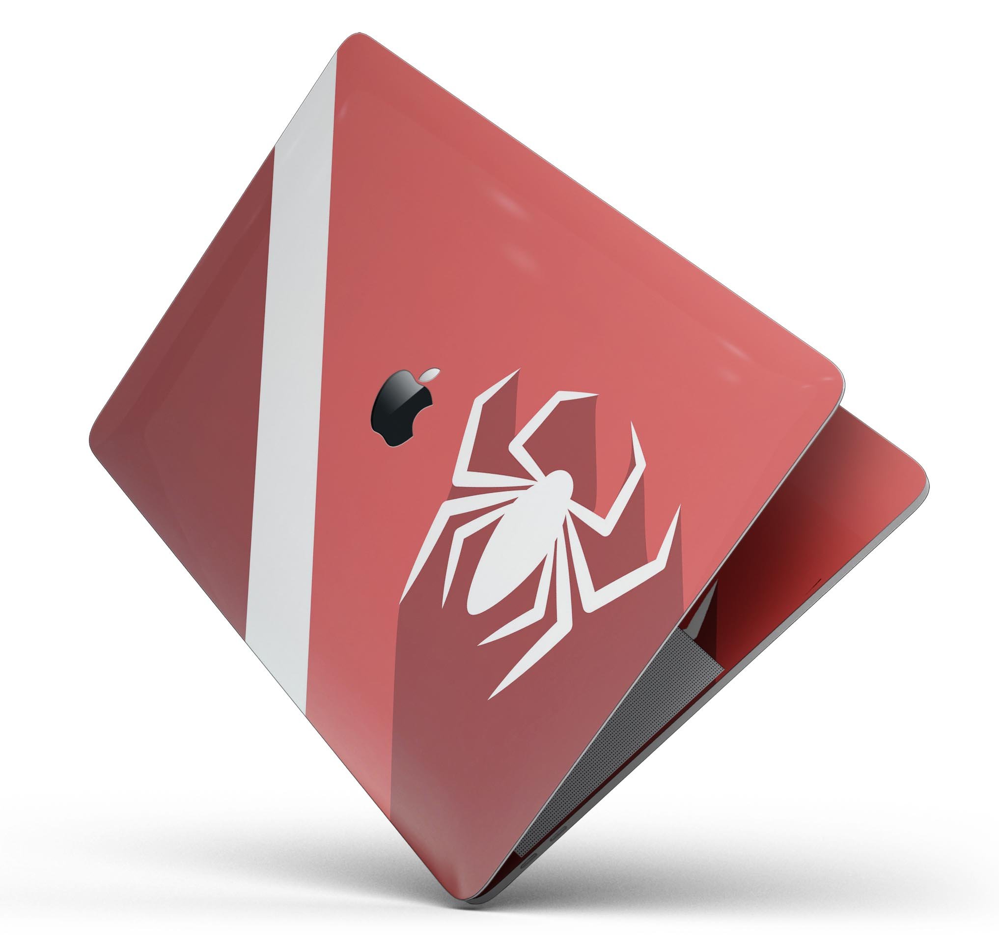 Dark Super Hero Wars 12 Skin Decal Wrap Kit for Apple MacBook, showcasing vibrant graphics and a sleek design.