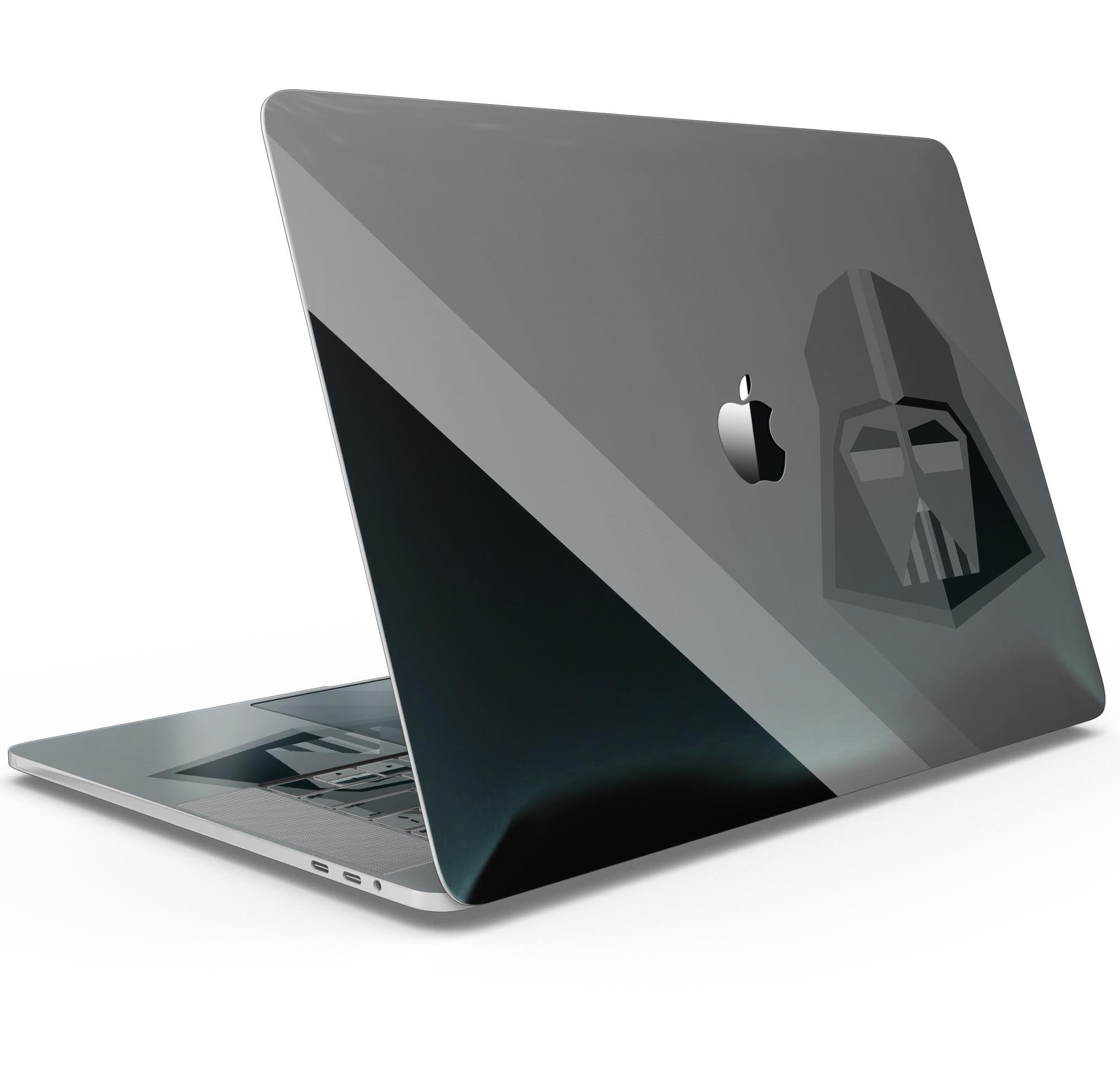 Dark Super Hero Wars 5 Skin Decal Wrap Kit for Apple MacBook, showcasing vibrant design and premium vinyl material.