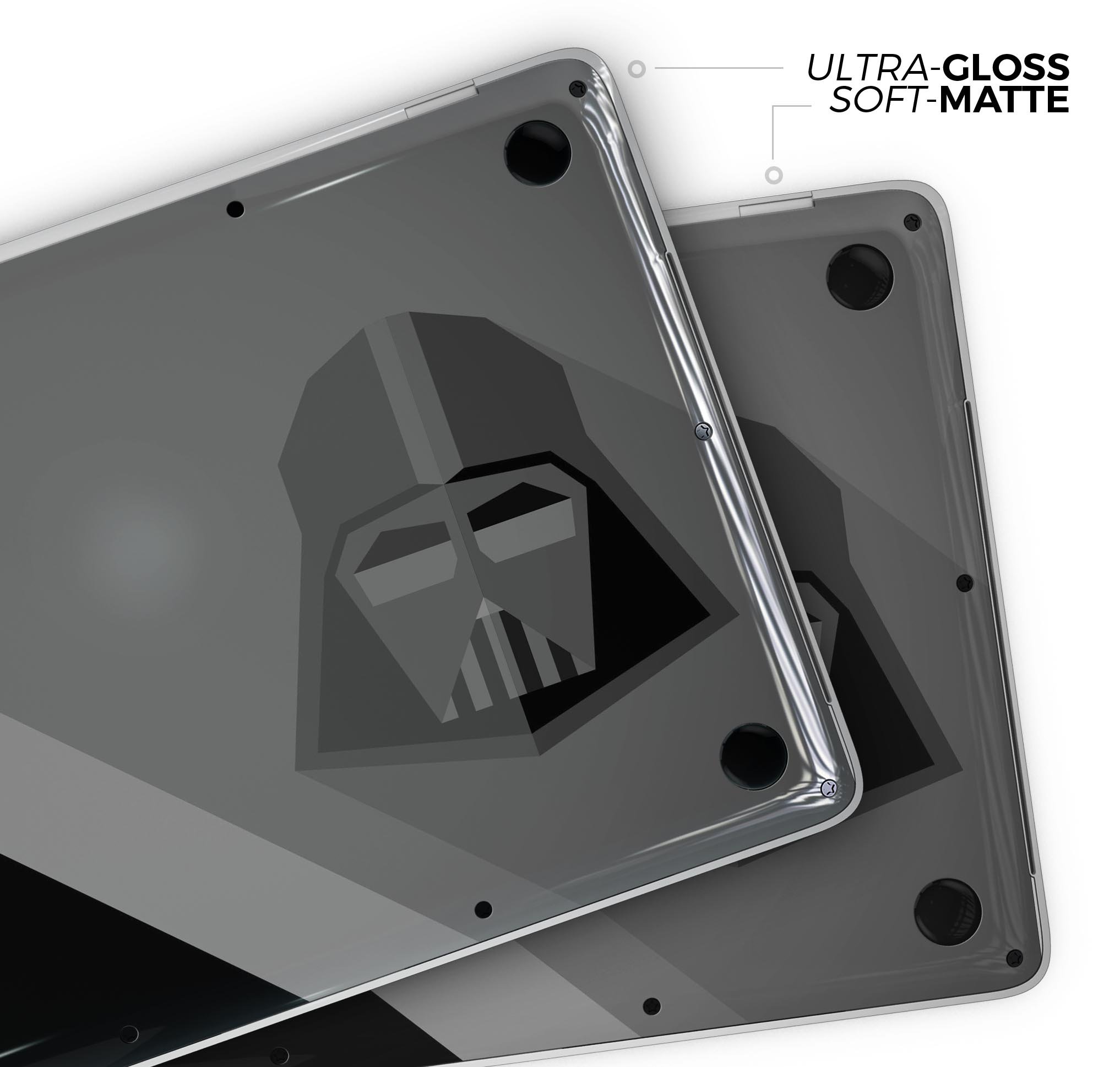 Dark Super Hero Wars 5 Skin Decal Wrap Kit for Apple MacBook, showcasing vibrant design and premium vinyl material.