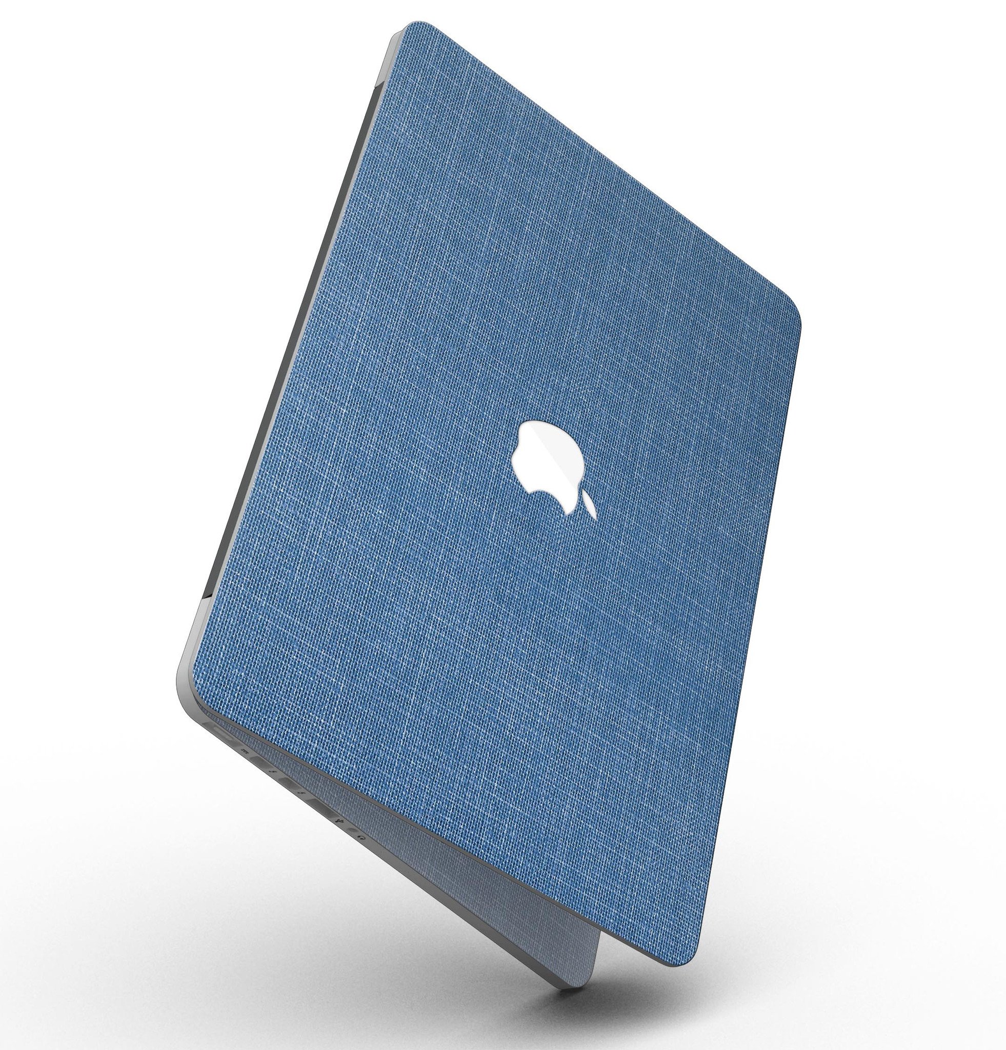 Deep Blue Sea Fabric skin for MacBook Pro with Retina Display, showcasing vibrant blue ocean design and sleek finish.